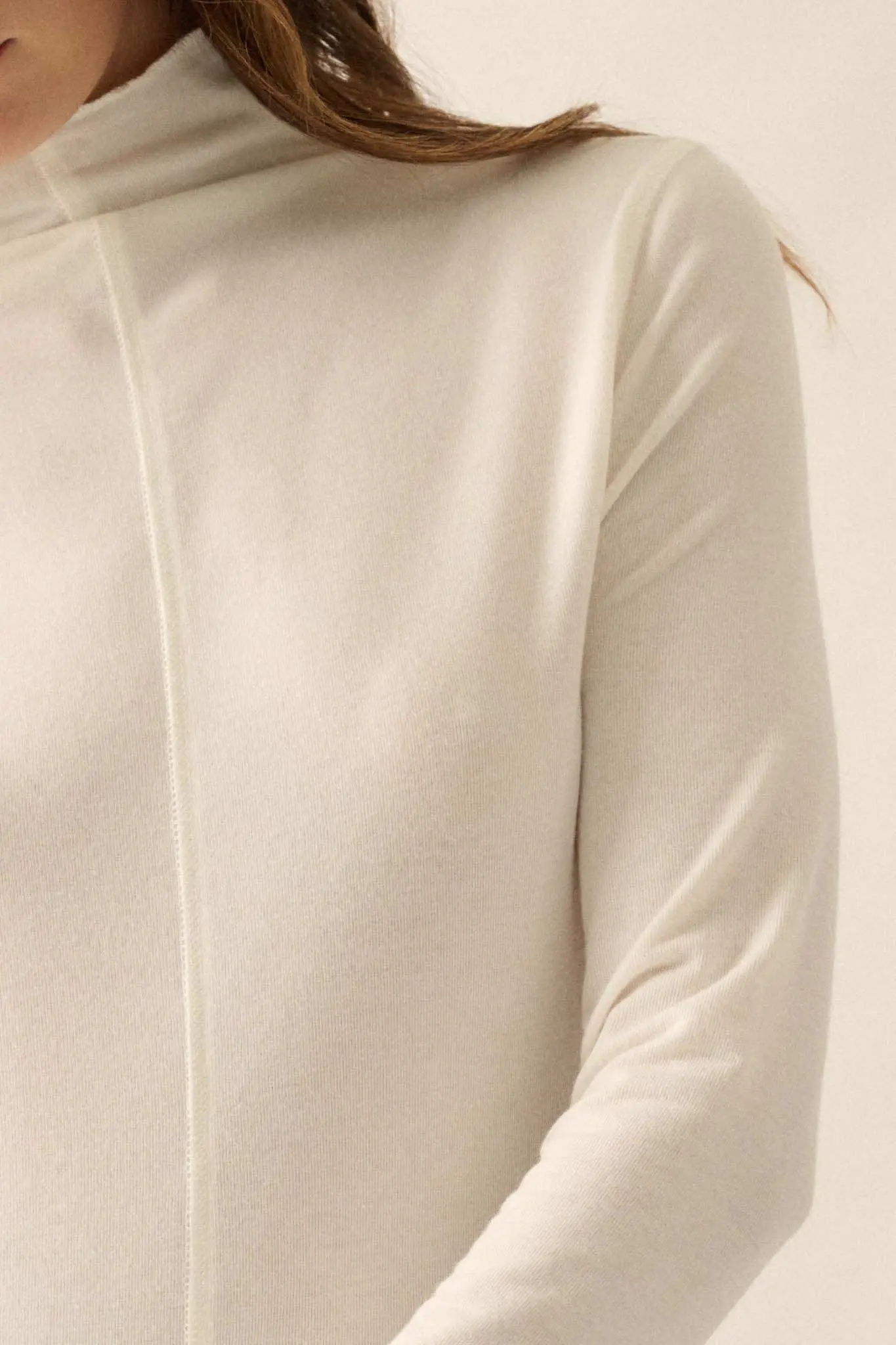 Above and Beyond Mock-Neck Baby Rib Top - Image 13
