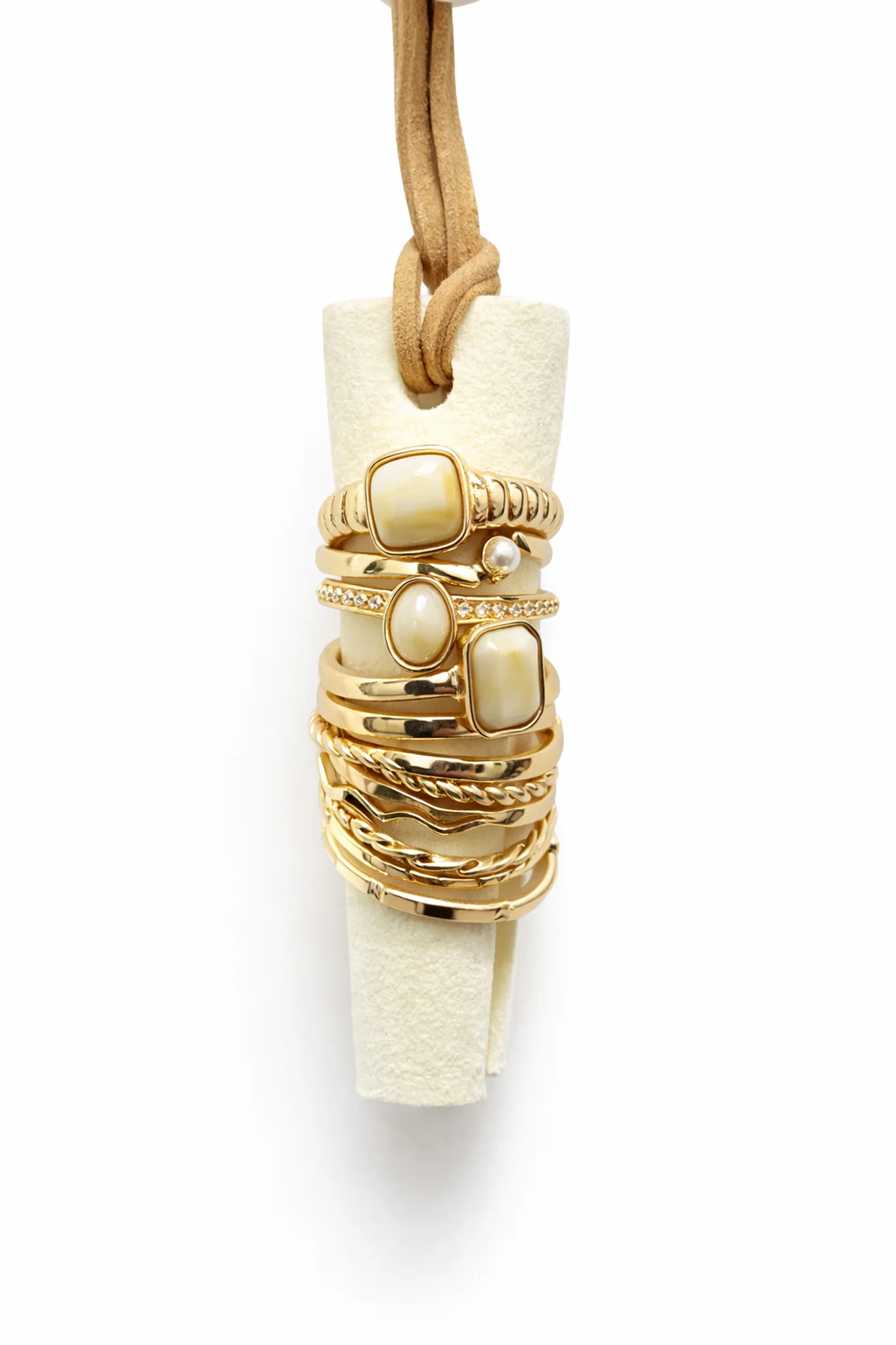 Albion Twelve-Piece Assorted Gold Ring Set - Image 2
