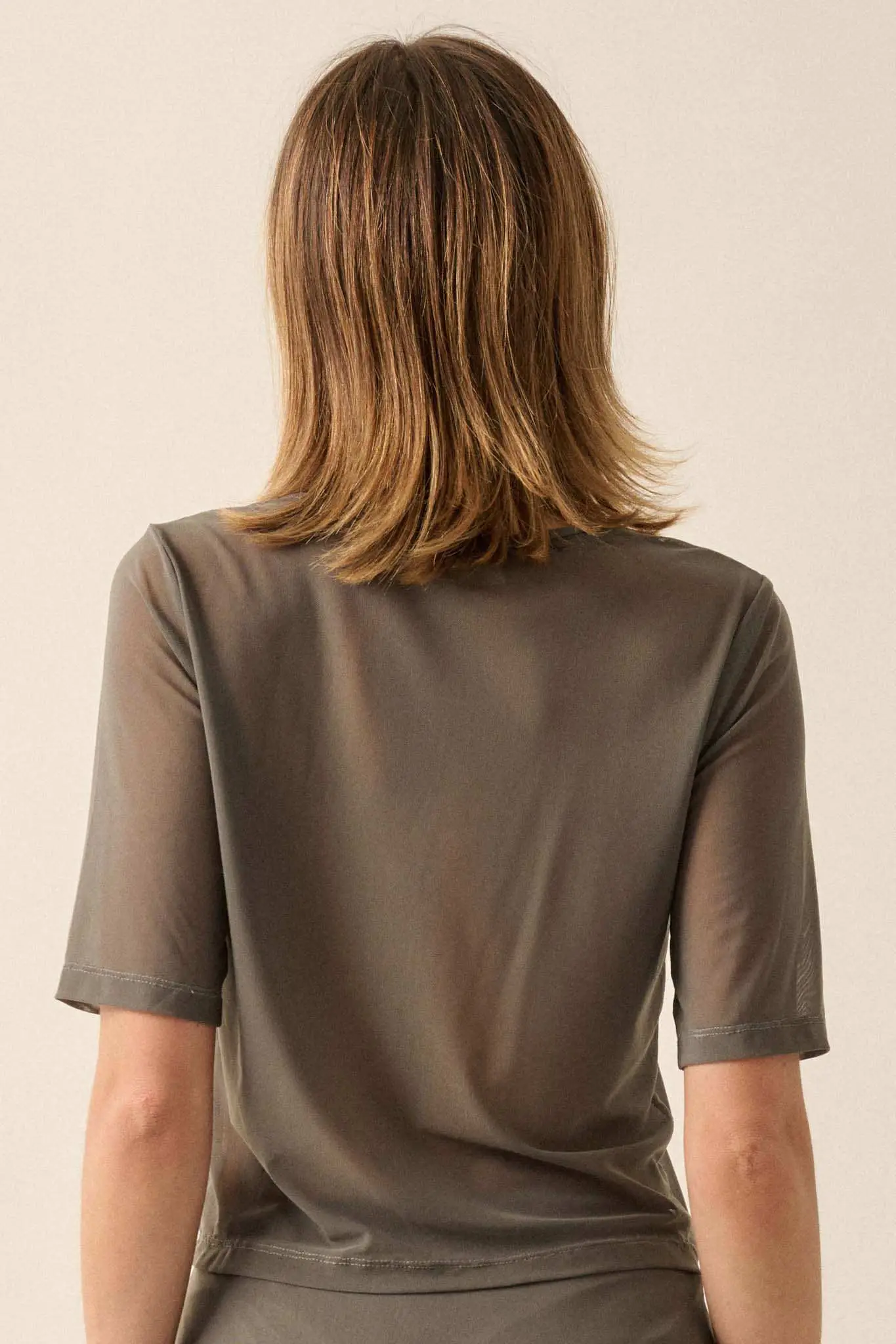 All Meshed Up Sheer Mesh Tee - Image 10