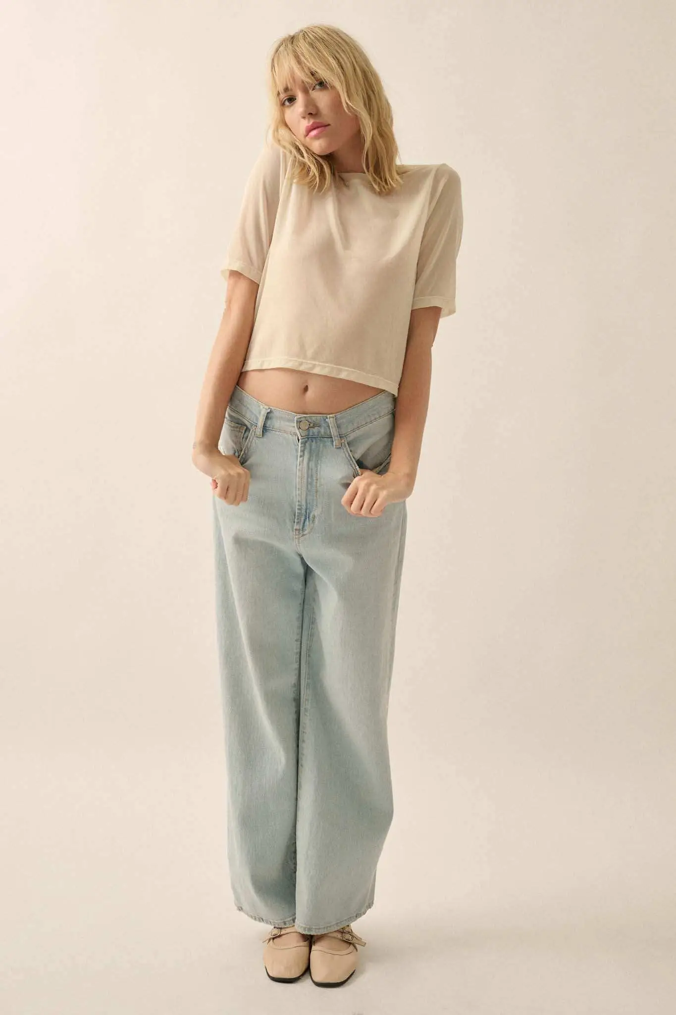 All Meshed Up Sheer Mesh Tee - Image 12