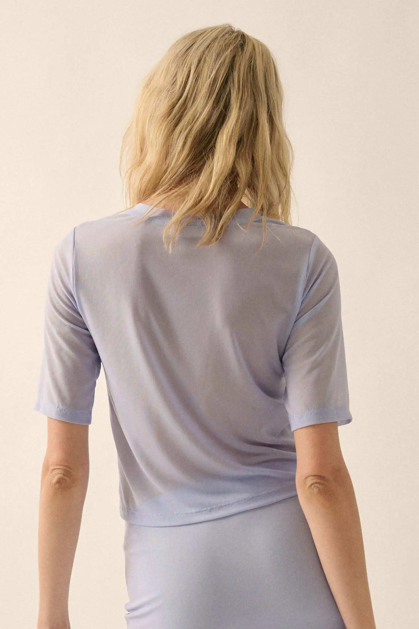 All Meshed Up Sheer Mesh Tee - Image 2