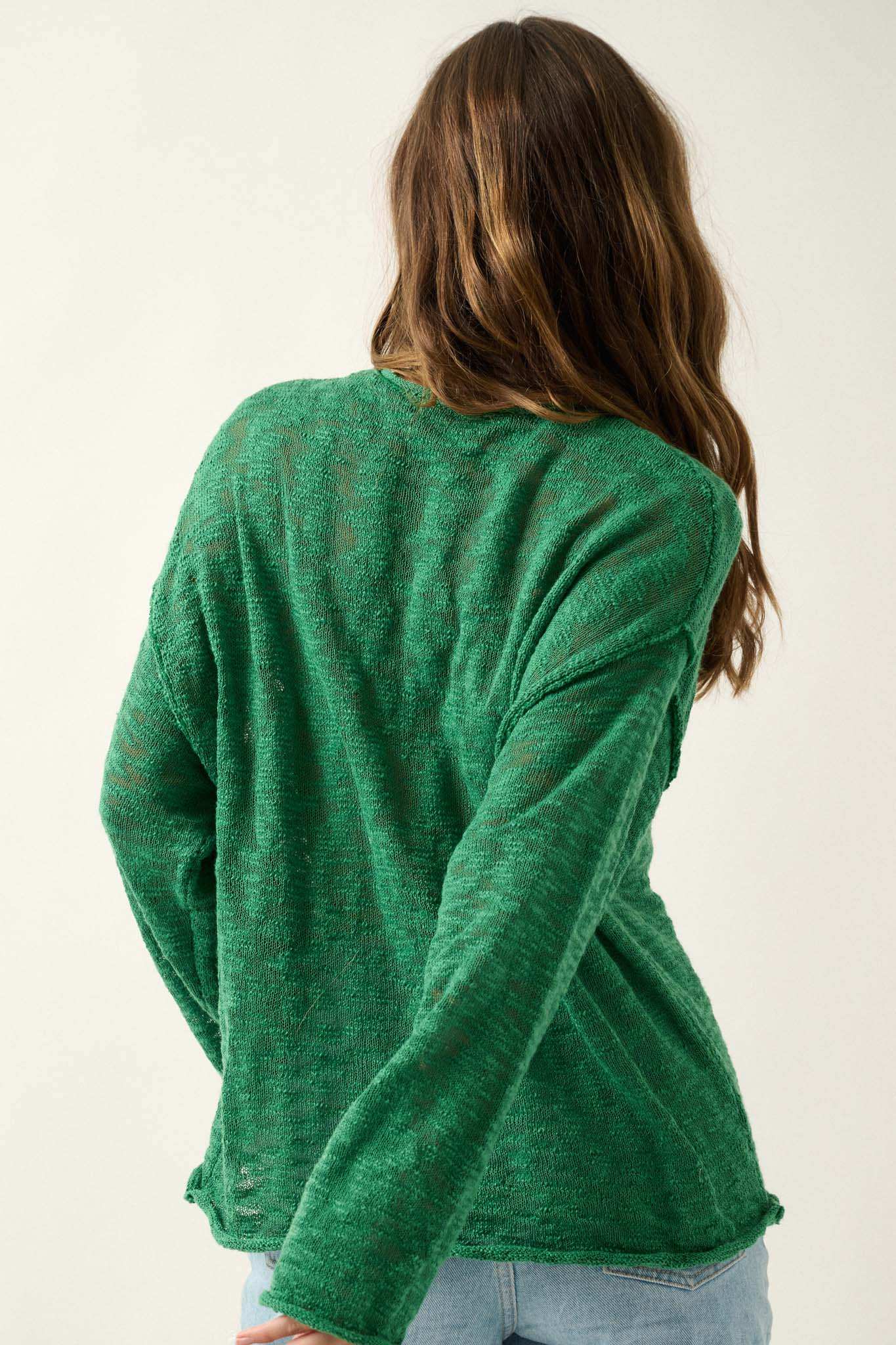All the Feels Burnout Knit Roll-Neck Sweater - Image 20
