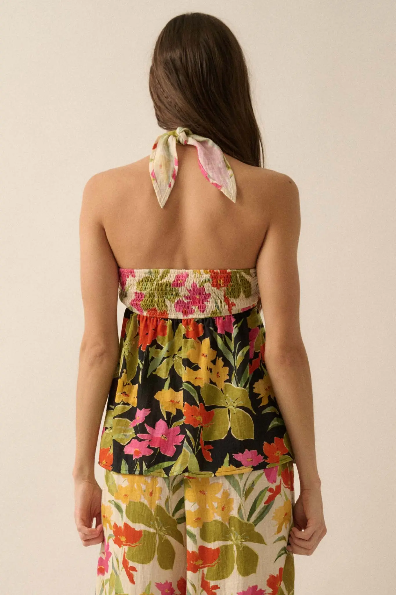 Aloha Again Tropical Floral Split-Front Tunic Top - Image 9