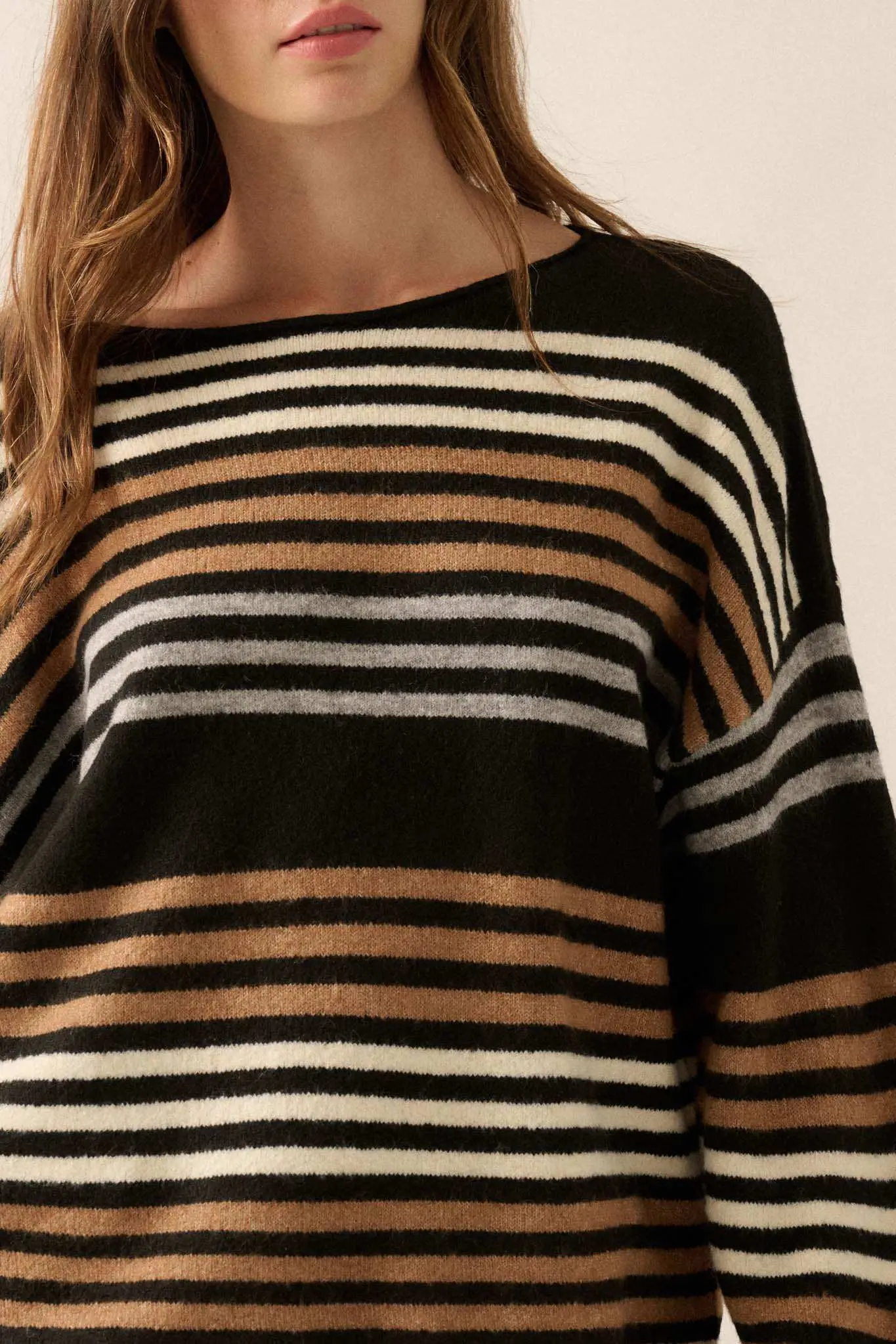 Along These Lines Multicolor Striped Knit Sweater - Image 10