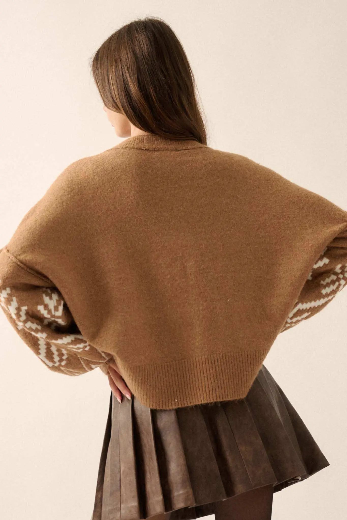 Altitude Adjustment Oversize Alpine Knit Sweater - Image 14