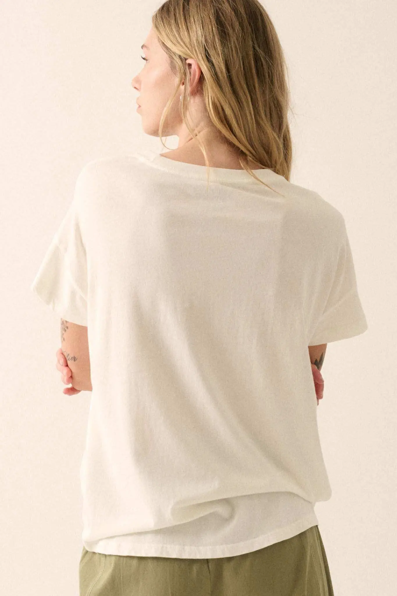 Amore Garment-Wash Fruit Graphic Tee - Image 9