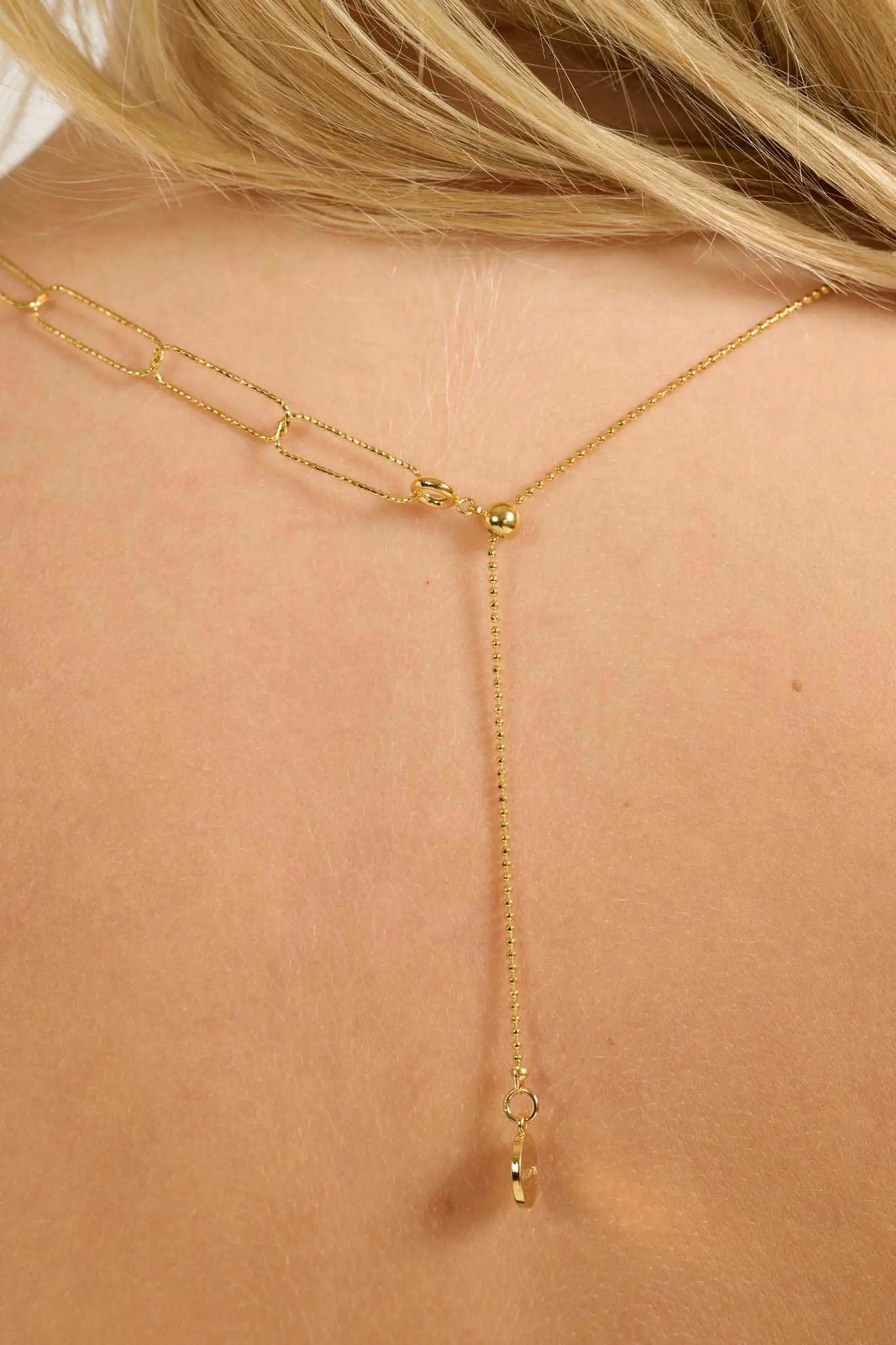 Amoroso Pavé Heart Chain Necklace - Image 3