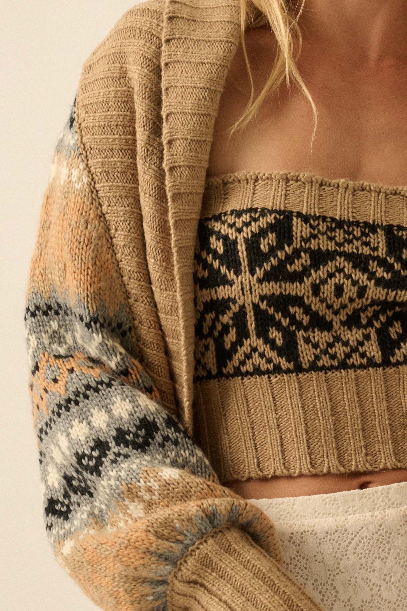Après Chic Alpine-Knit Shrug and Tube Top Set - Image 11