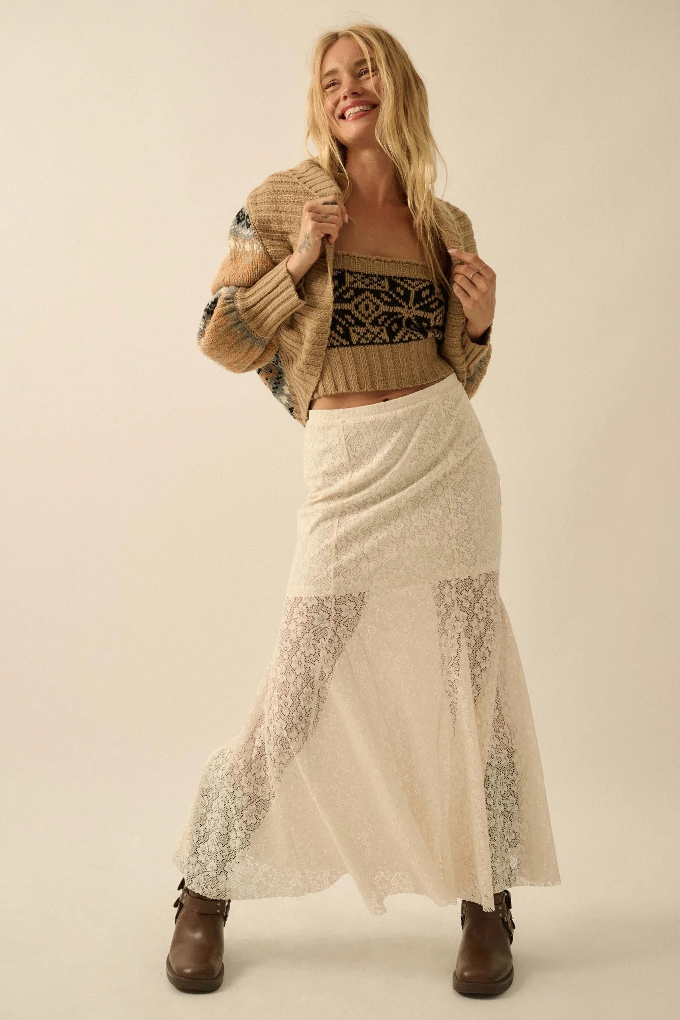 Après Chic Alpine-Knit Shrug and Tube Top Set - Image 12