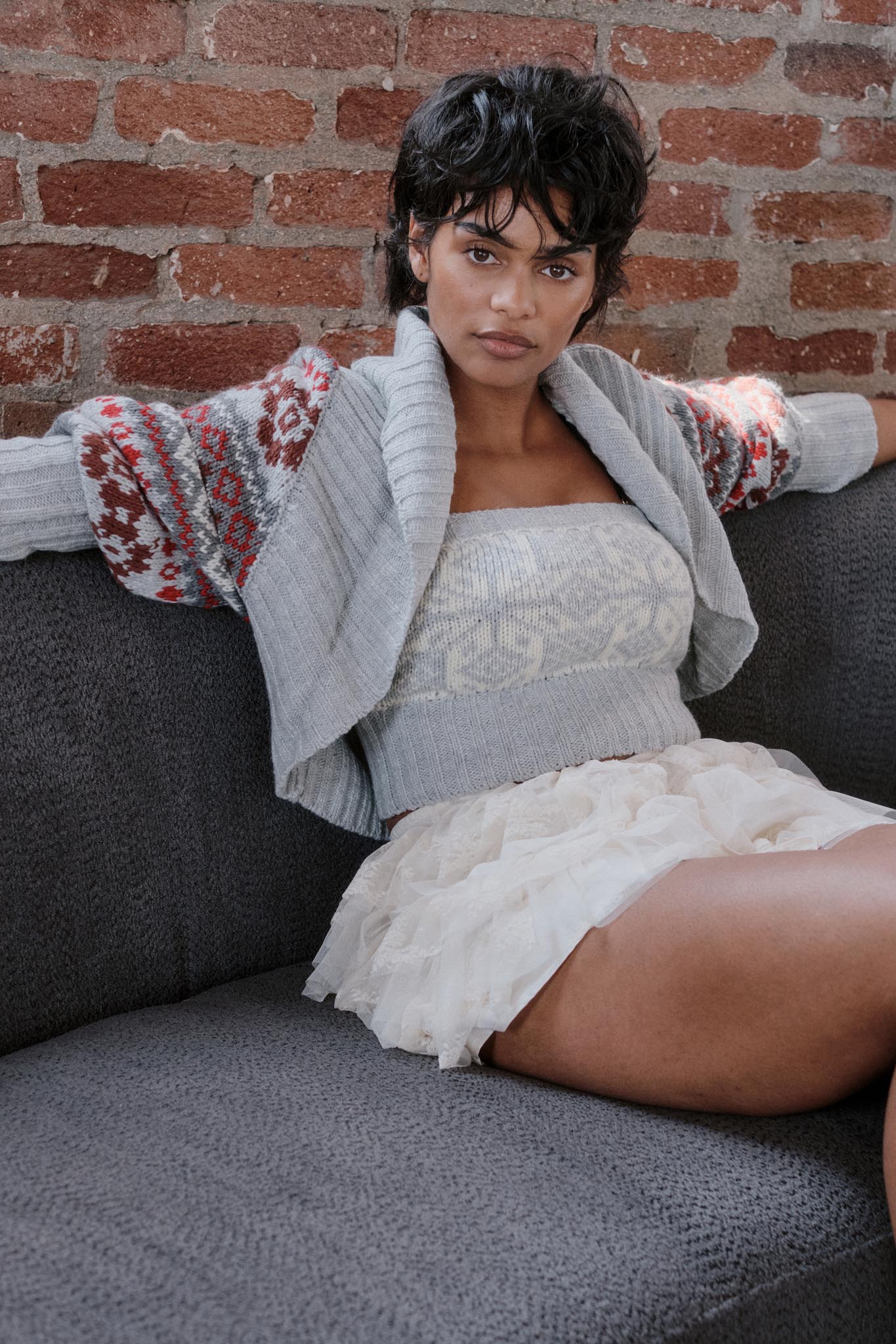 Après Chic Alpine-Knit Shrug and Tube Top Set - Image 3