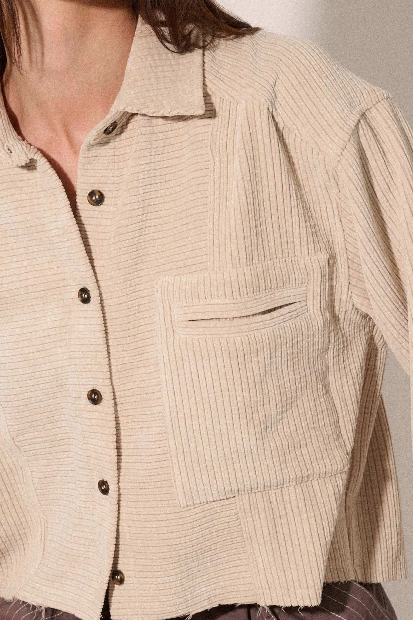Away from Home Raw-Edge Corduroy Pocket Shirt - Image 4