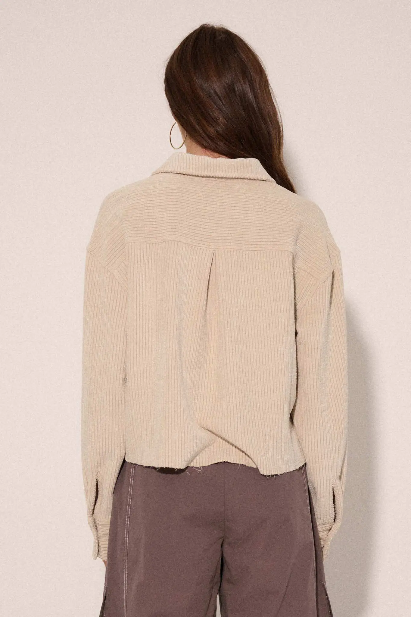 Away from Home Raw-Edge Corduroy Pocket Shirt - Image 8