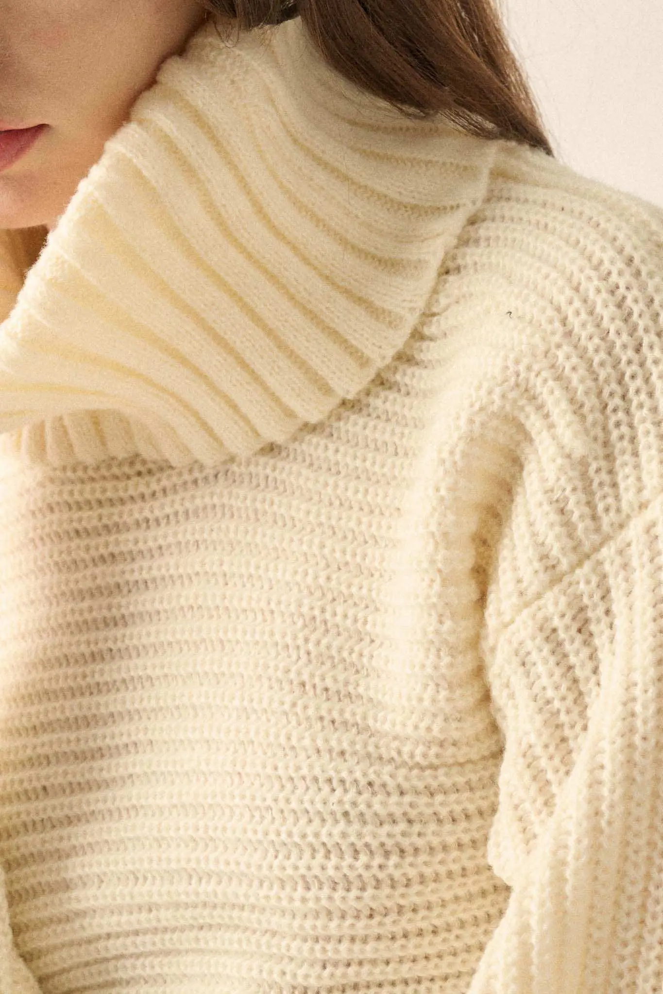 Back to You Surplice-Back Turtleneck Sweater - Image 17