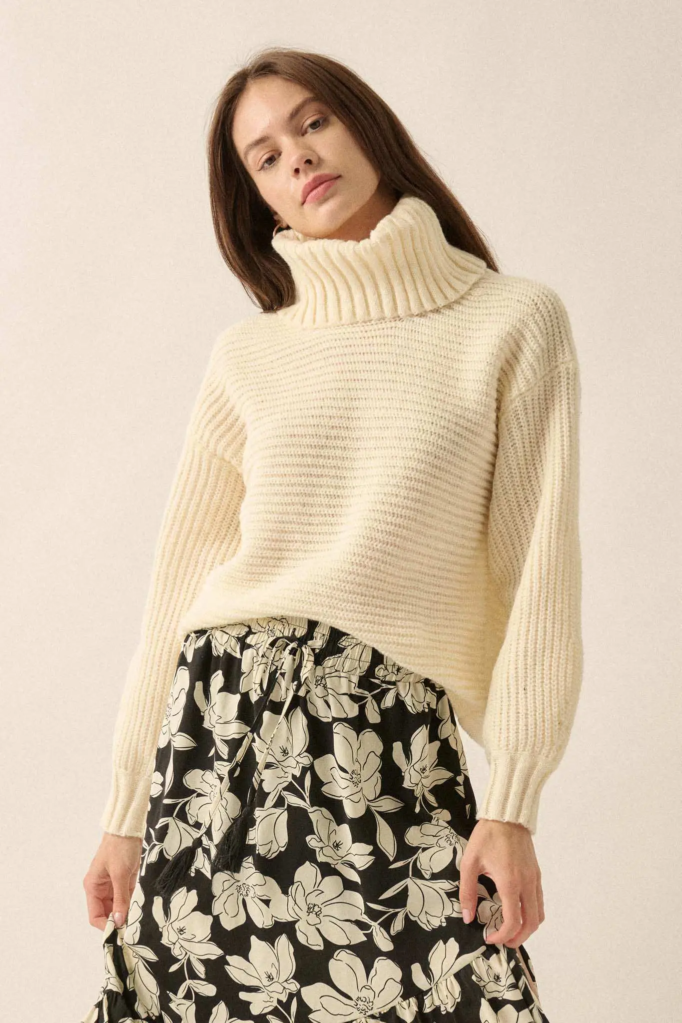 Back to You Surplice-Back Turtleneck Sweater - Image 19