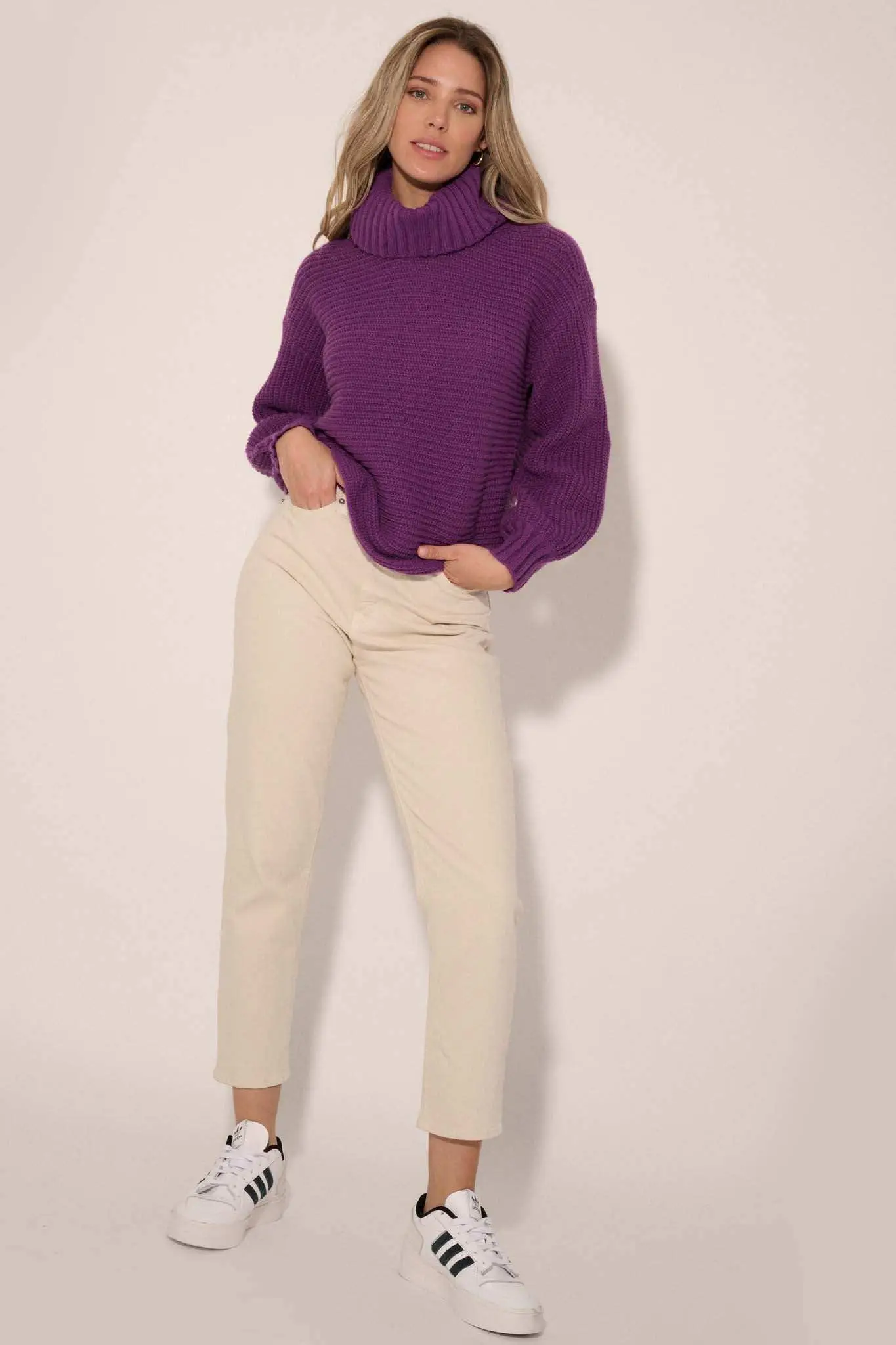 Back to You Surplice-Back Turtleneck Sweater - Image 23