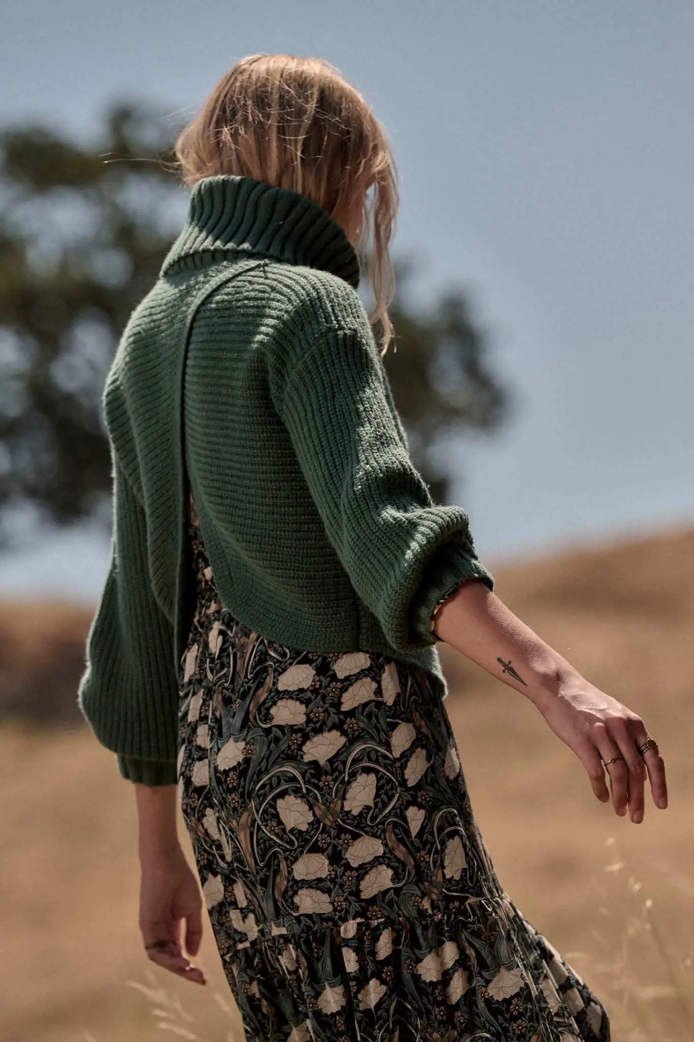 Back to You Surplice-Back Turtleneck Sweater - Image 4