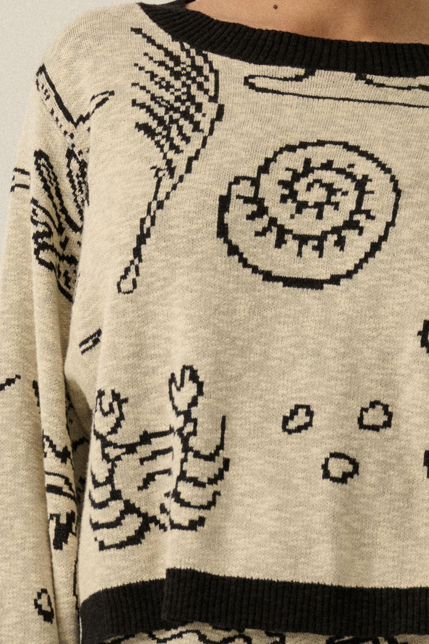 Beach Bash Nautical Jacquard-Knit Sweater - Image 11