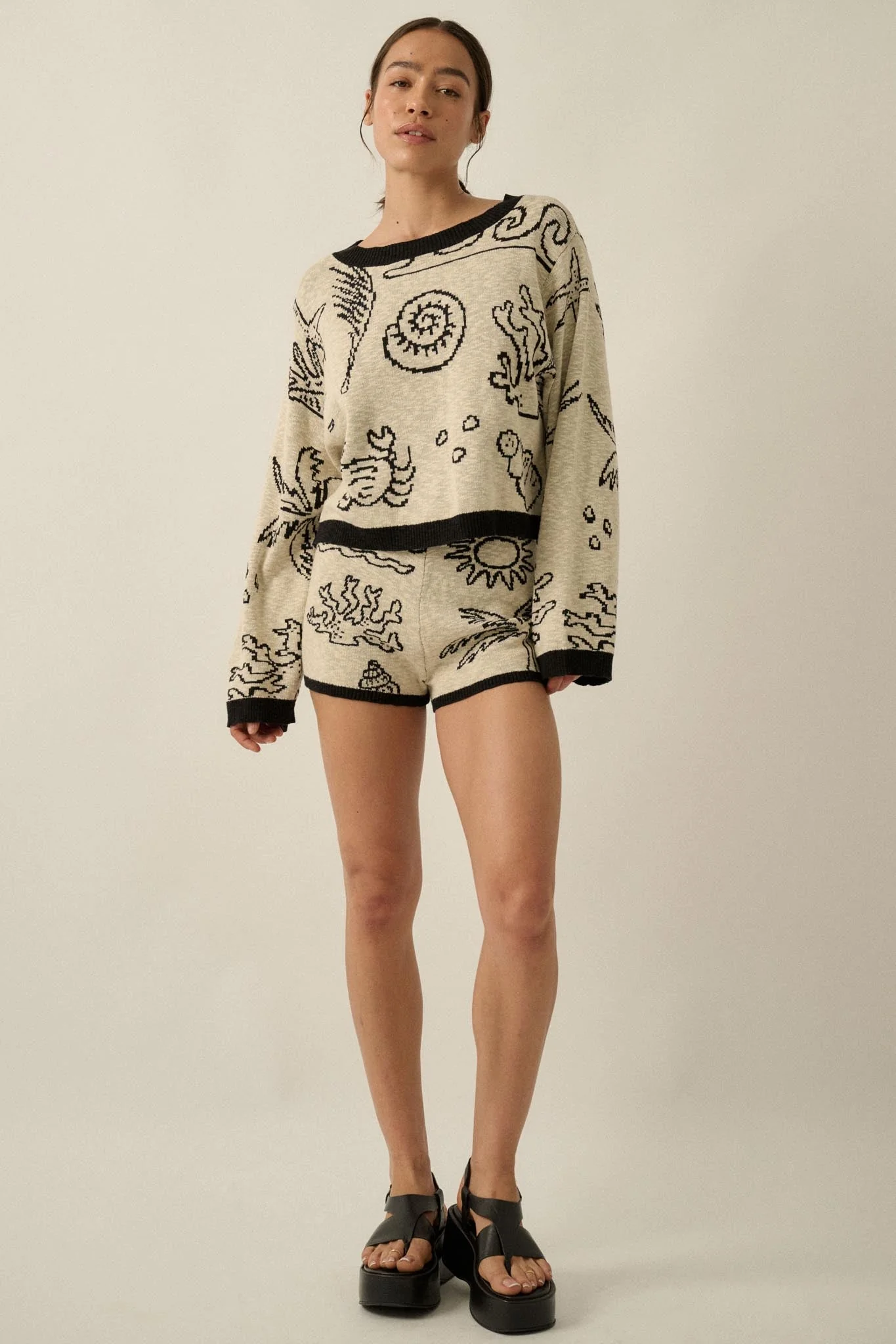 Beach Bash Nautical Jacquard-Knit Sweater - Image 12