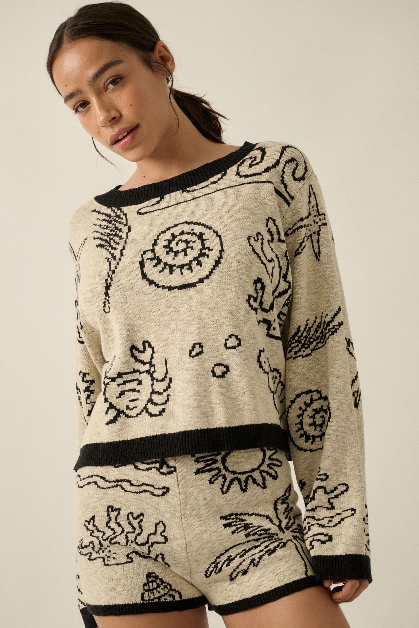 Beach Bash Nautical Jacquard-Knit Sweater - Image 13