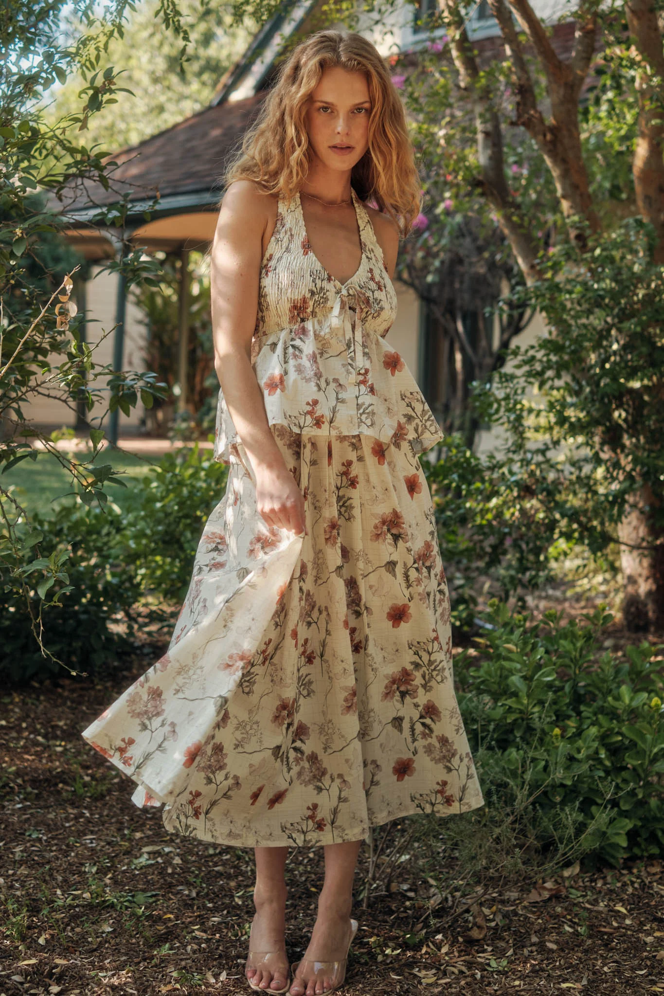 Beautiful Bouquet Floral-Print Pleated Midi Skirt - Image 10