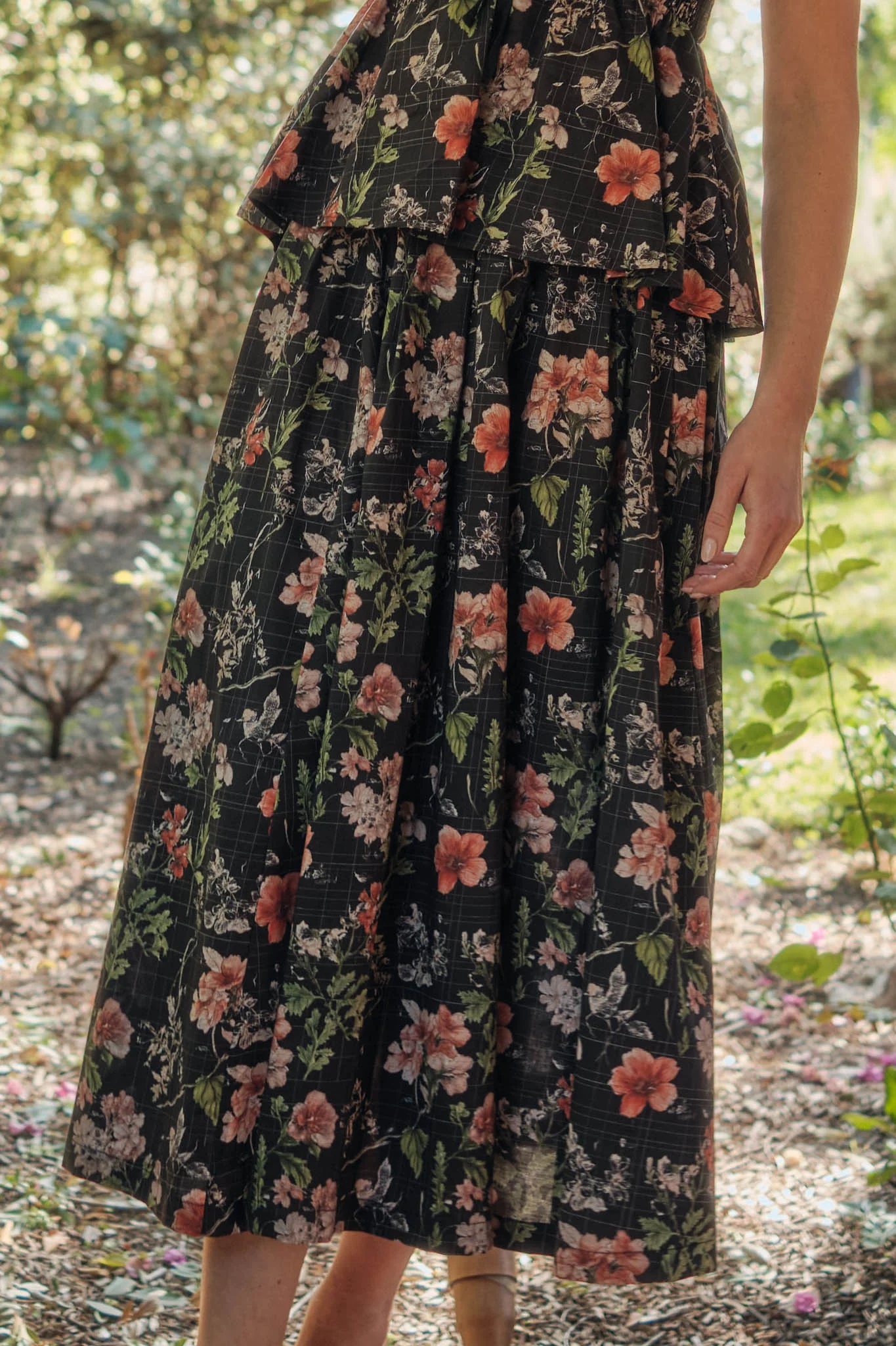 Beautiful Bouquet Floral-Print Pleated Midi Skirt - Image 2