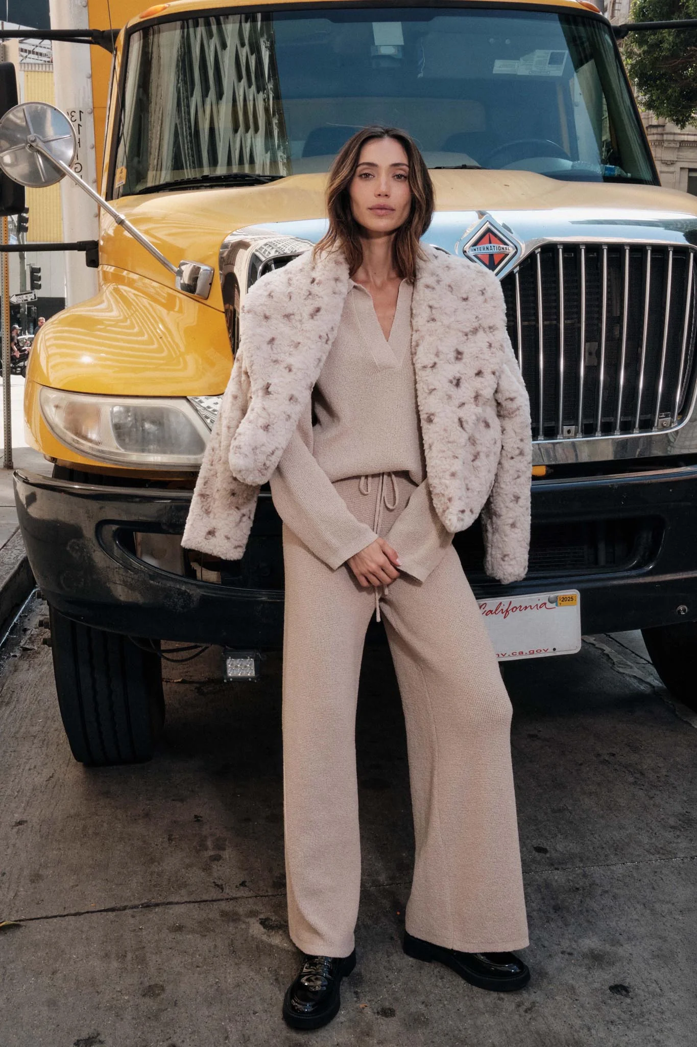 Beautiful Creature Spotted Faux Fur Jacket - Image 2