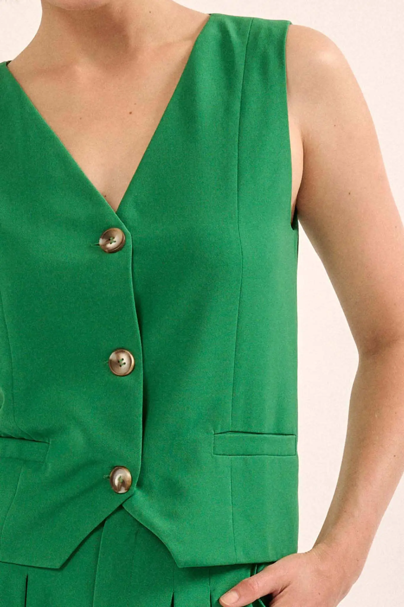Beautifully Bespoke Three-Button Suit Vest - Image 4