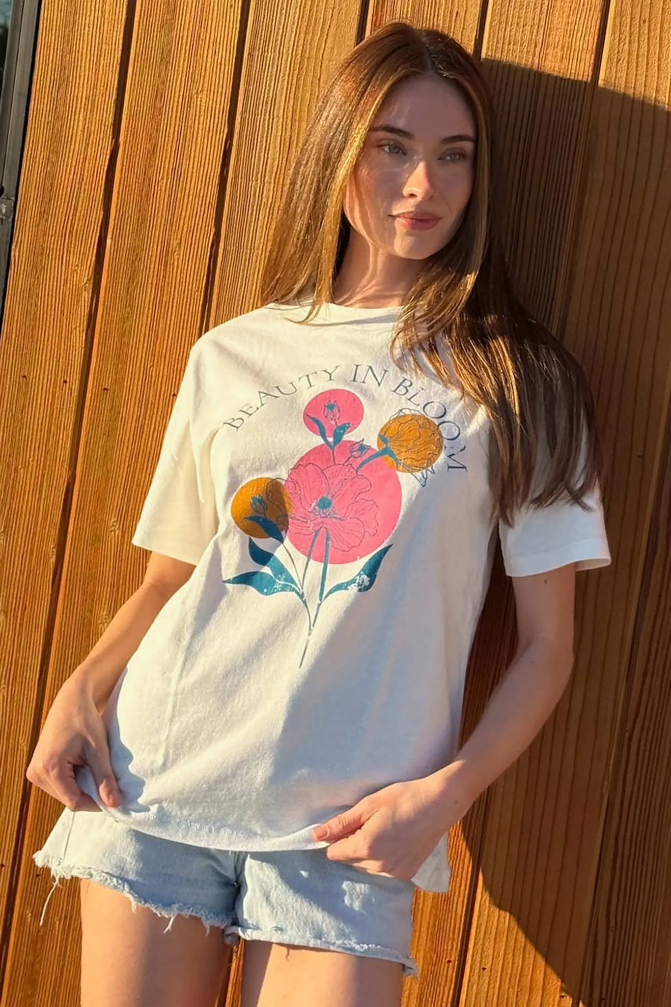 Beauty in Bloom Floral Vintage-Print Graphic Tee - Image 3