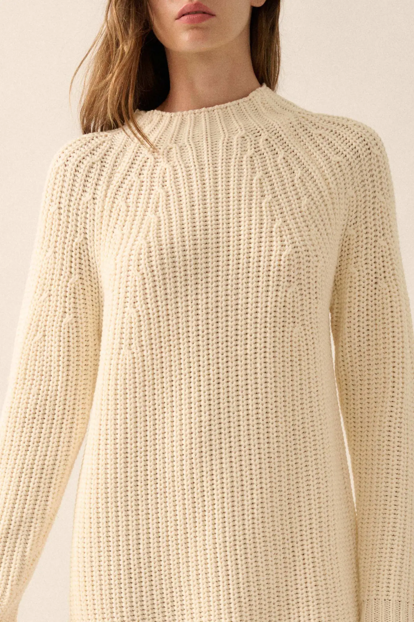 Believe in You Ribbed Knit Mini Sweater Dress - Image 8