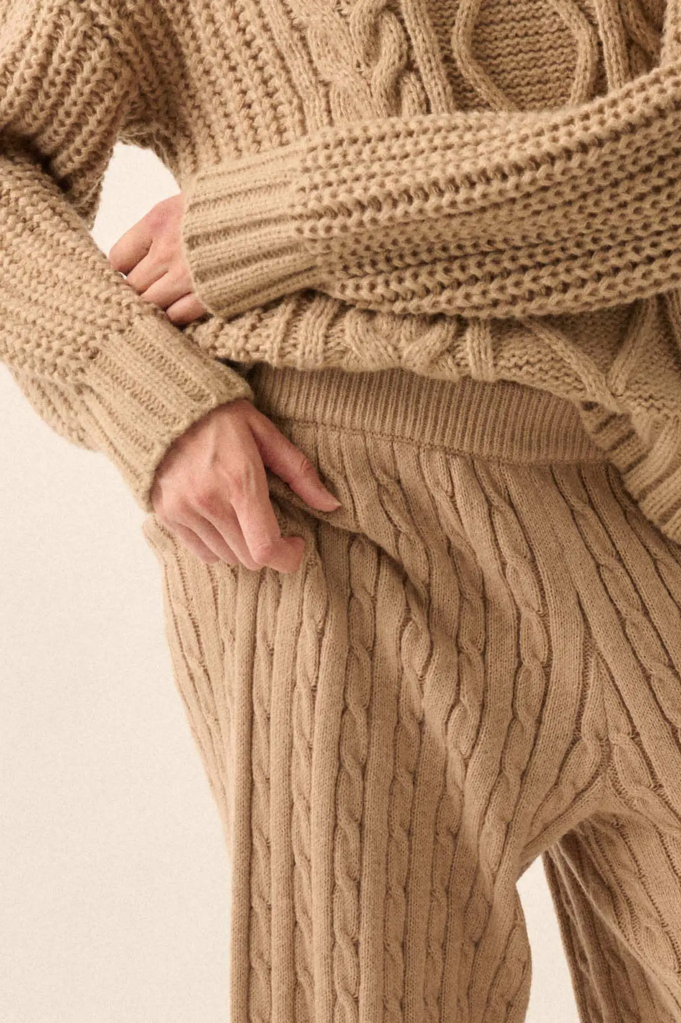 Better Together Cable Knit Sweater Pants - Image 3