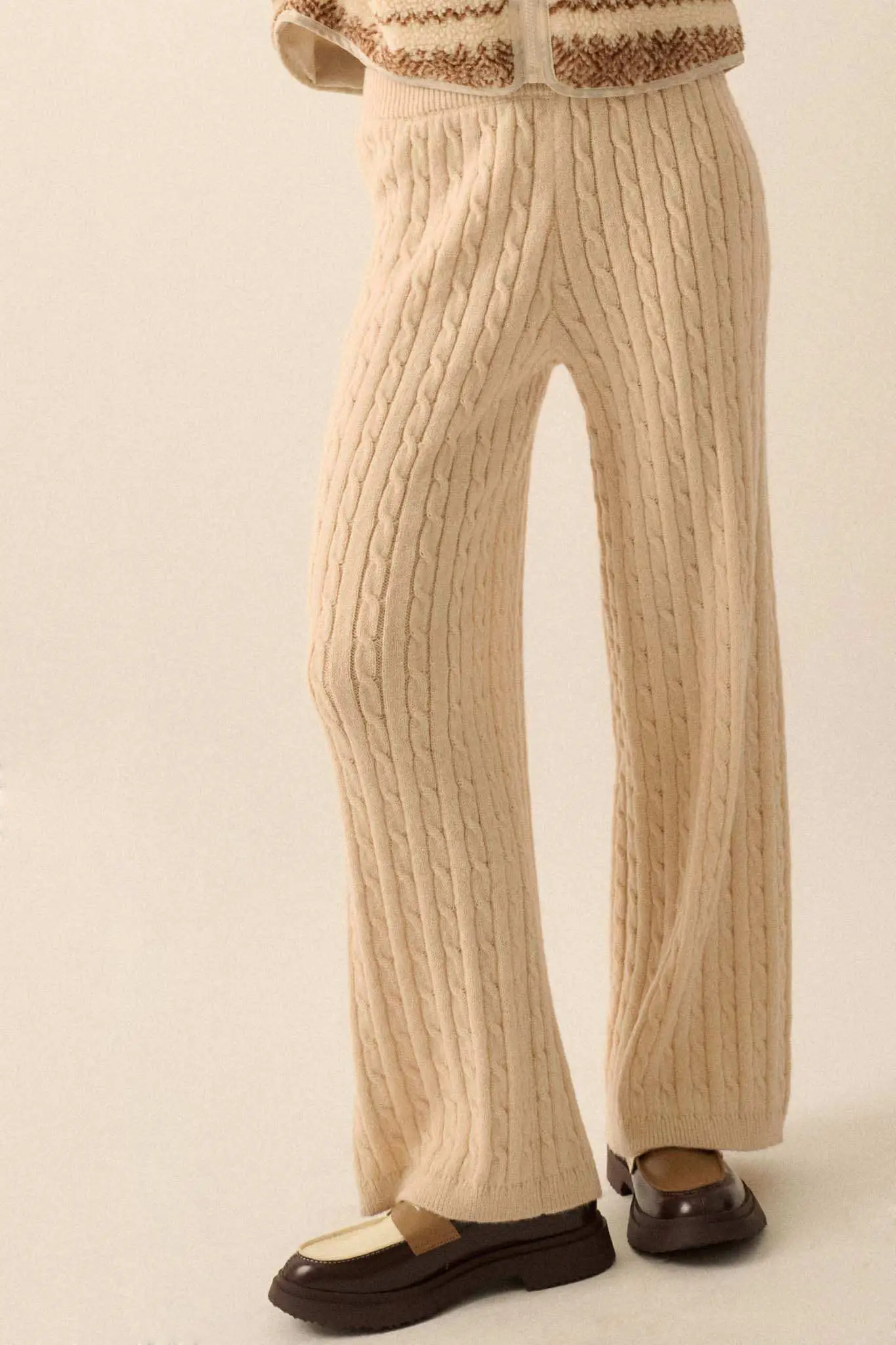 Better Together Cable Knit Sweater Pants - Image 7
