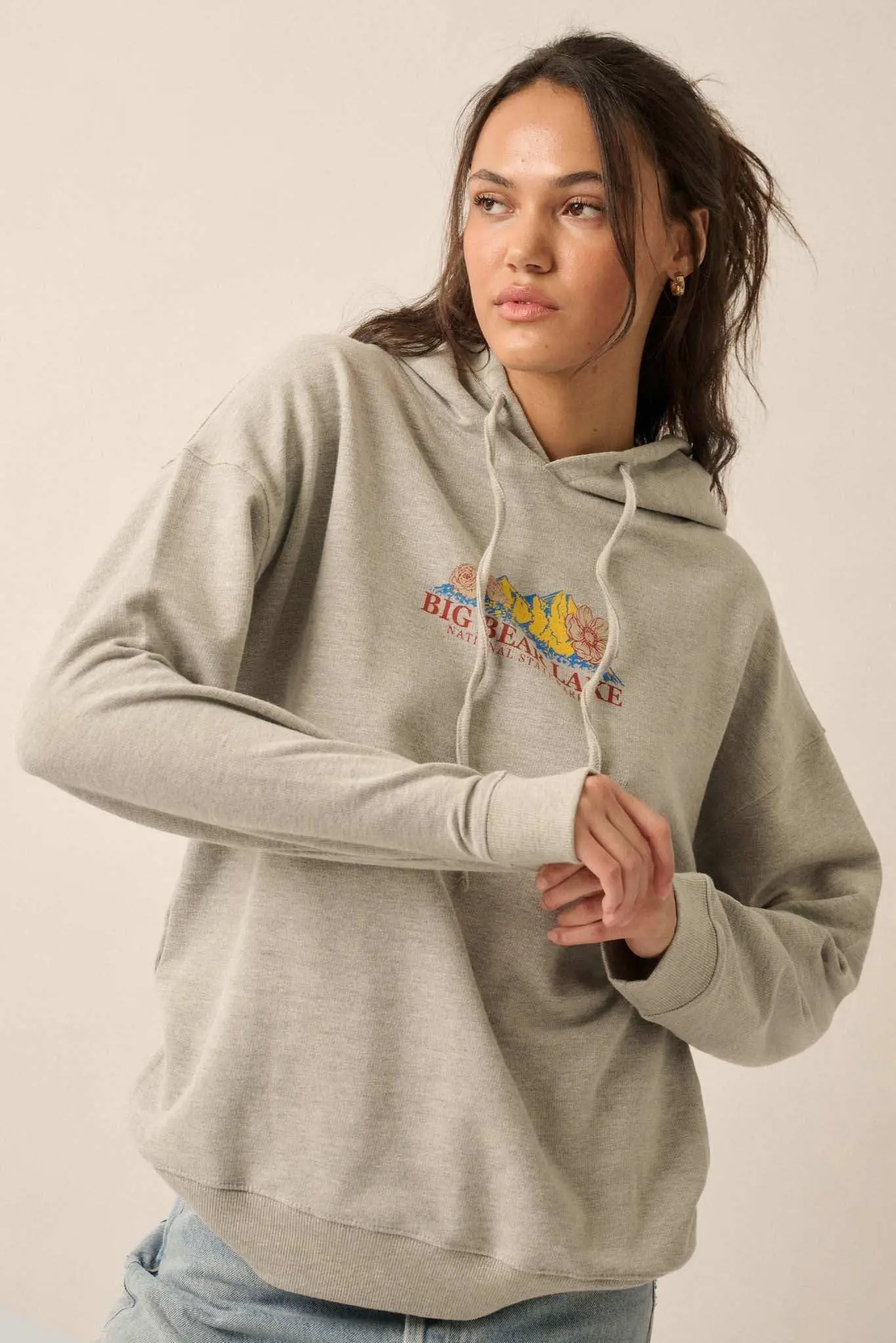 Big Bear Lake French Terry Graphic Hoodie - Image 2