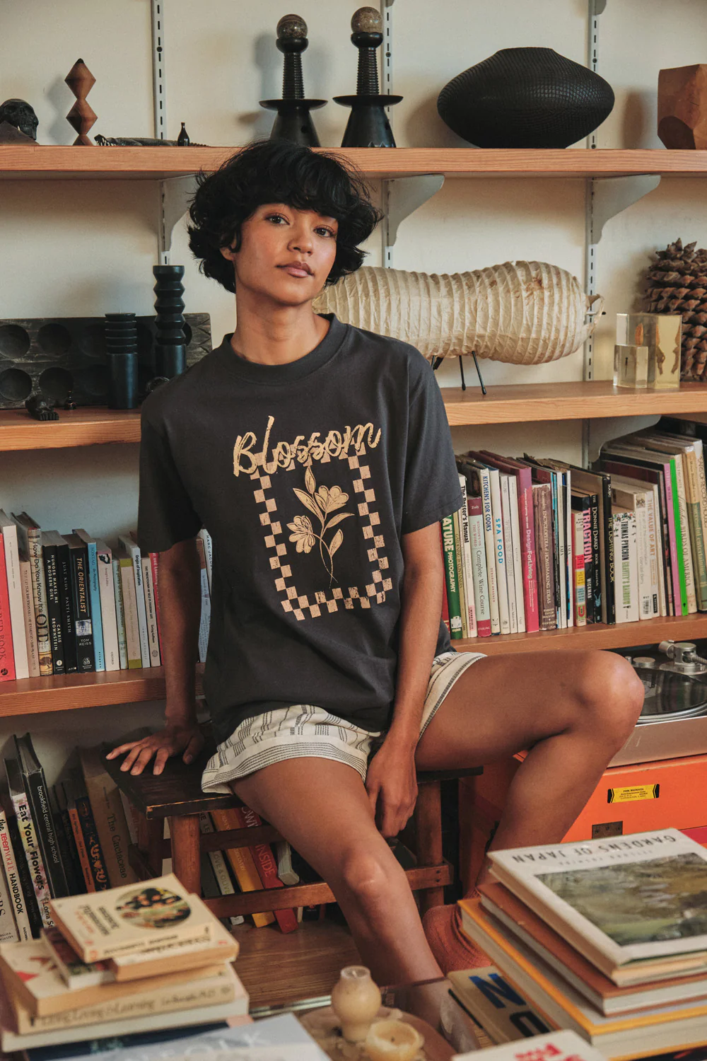Blossom Vintage-Print Floral Graphic Tee - Image 3