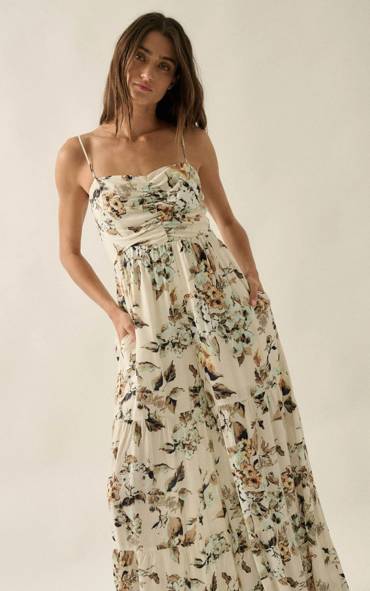 Bonita Jardin Floral Tiered Wide-Leg Jumpsuit - Image 5