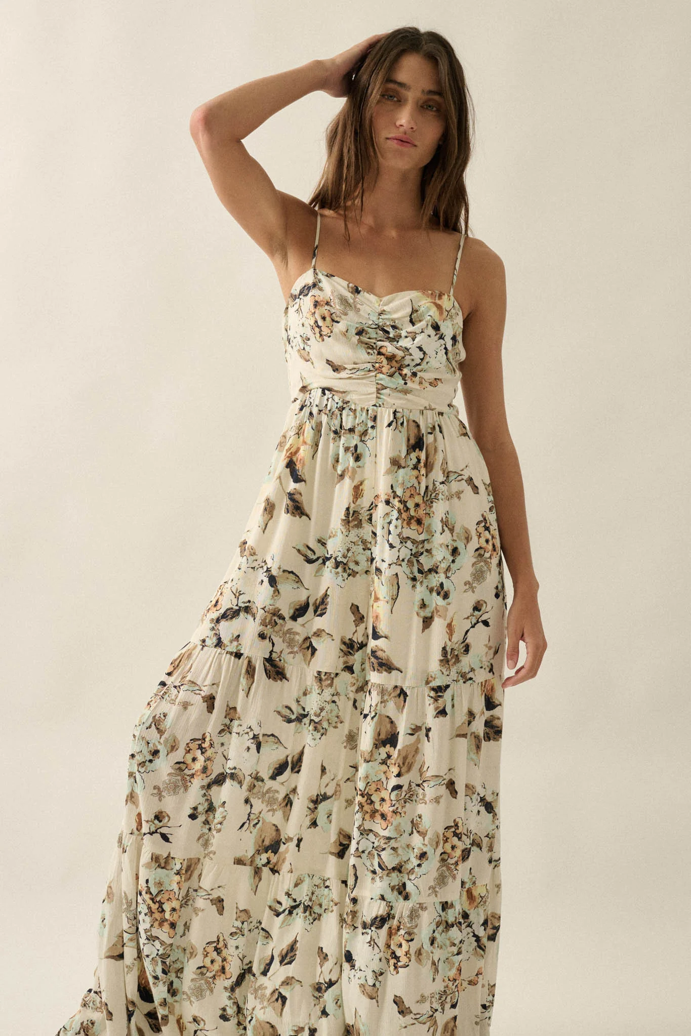 Bonita Jardin Floral Tiered Wide-Leg Jumpsuit - Image 7