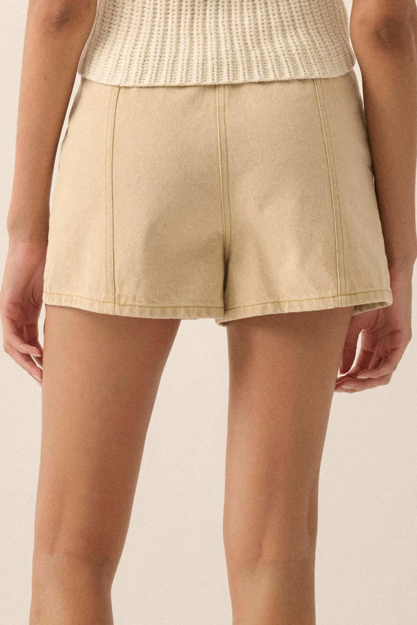 Brand New Day Denim Drawstring Shorts - Image 15