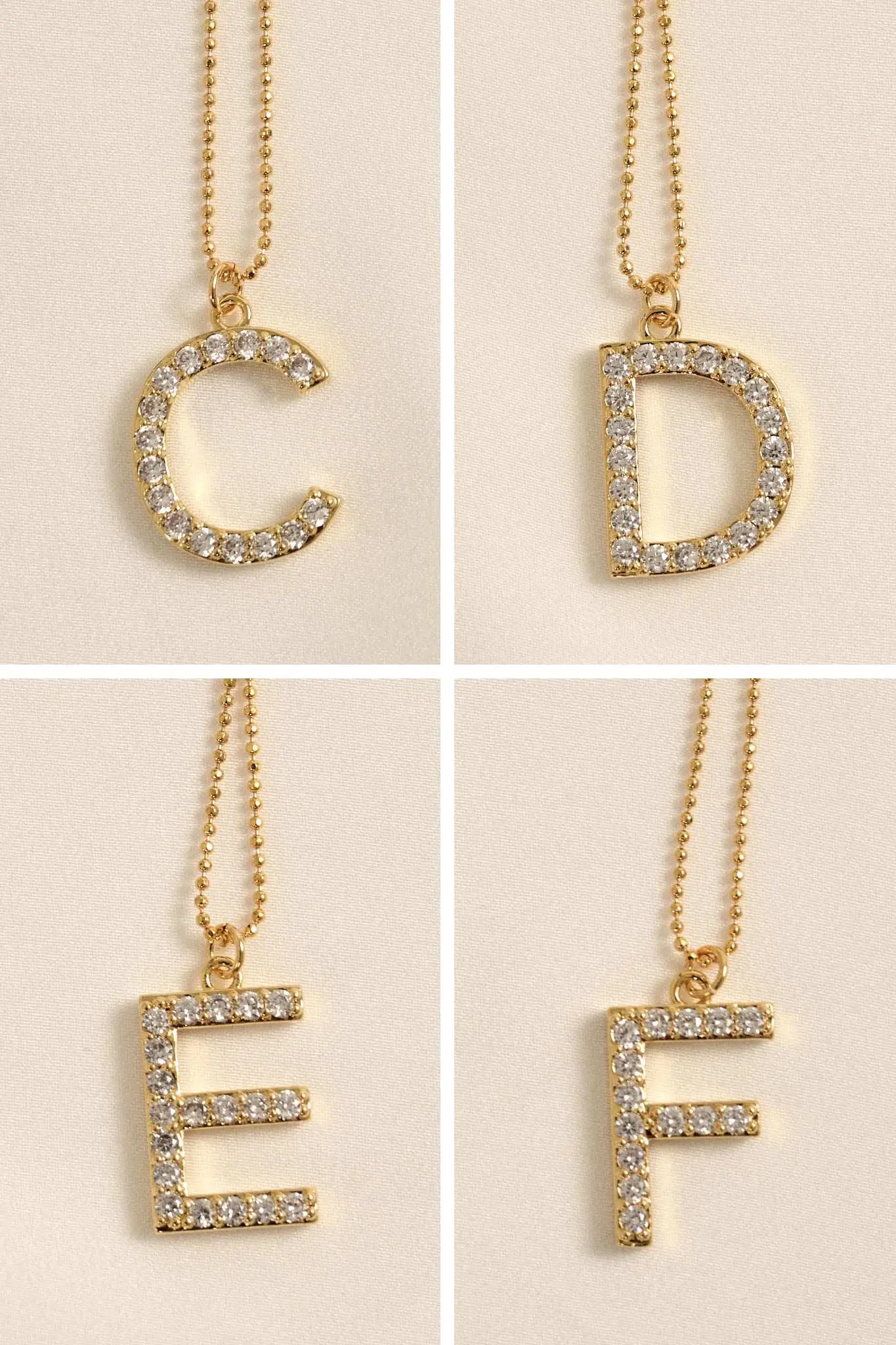Brentwood Pavé Initial Necklace - Image 5