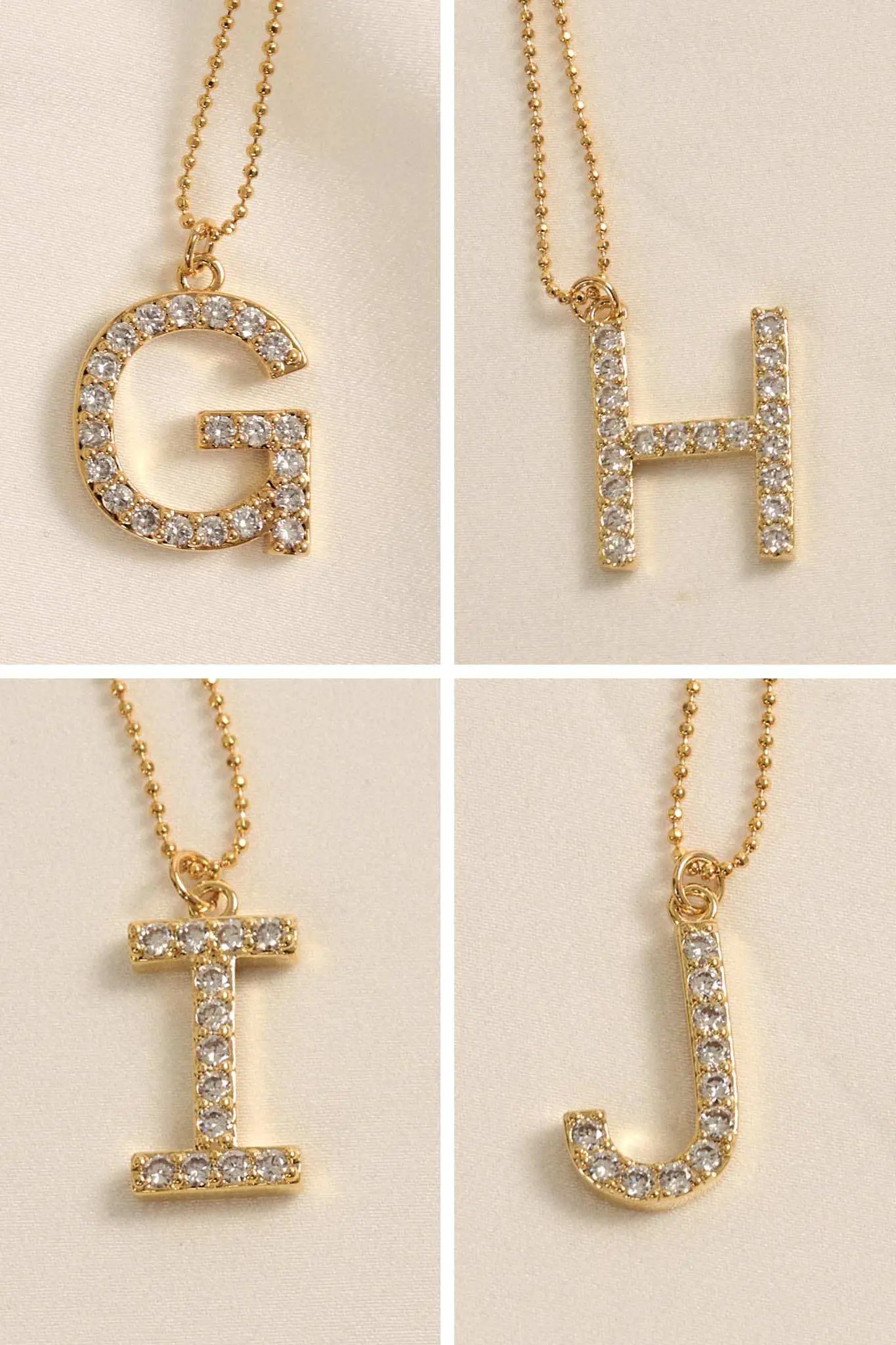 Brentwood Pavé Initial Necklace - Image 6