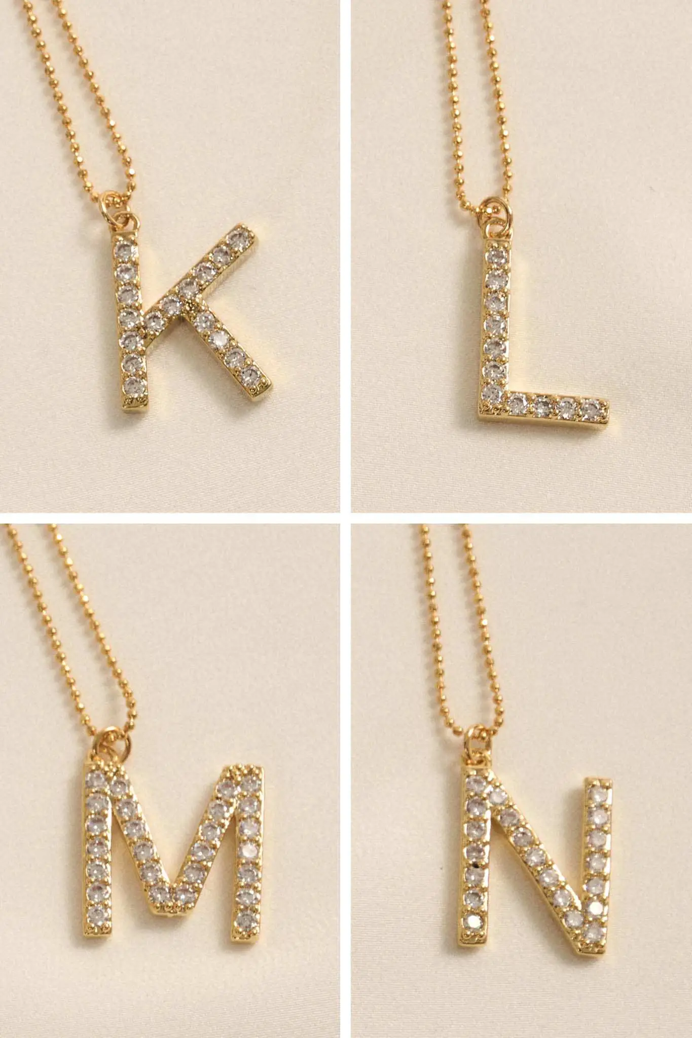 Brentwood Pavé Initial Necklace - Image 7