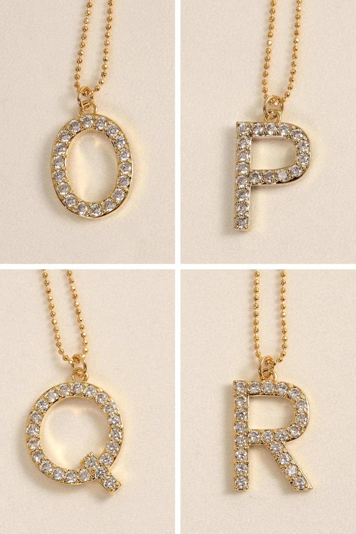 Brentwood Pavé Initial Necklace - Image 8