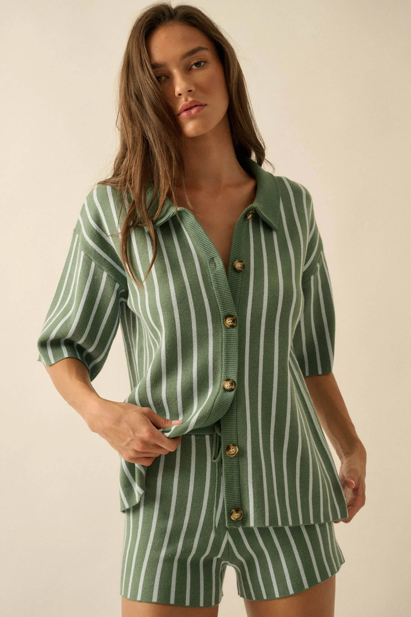 Cabana Club Striped Knit Button-Up Resort Shirt - Image 13