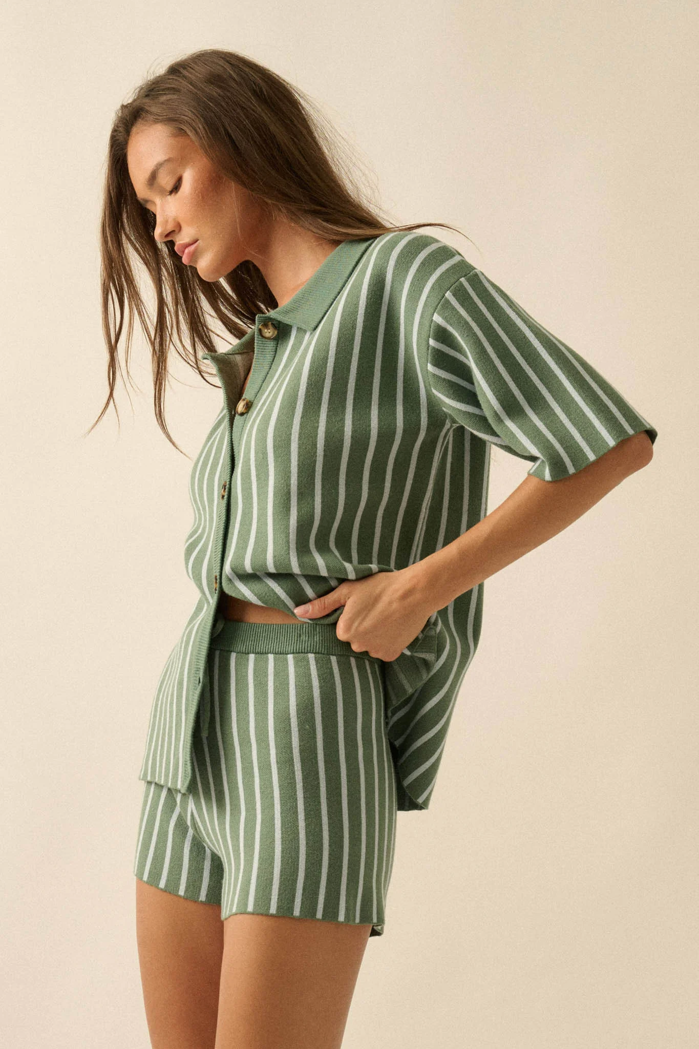 Cabana Club Striped Knit Button-Up Resort Shirt - Image 17