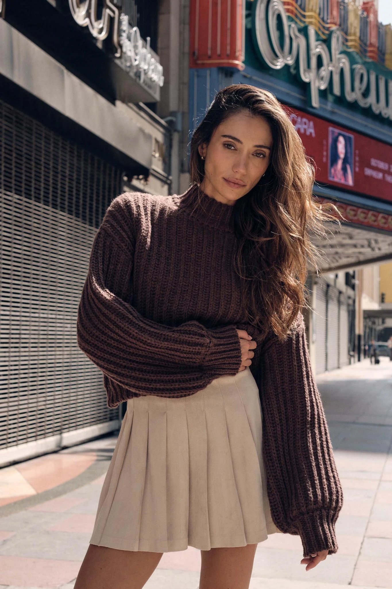 Call Me Cozy Chunky Ribbed Knit Mock Neck Sweater - Image 3