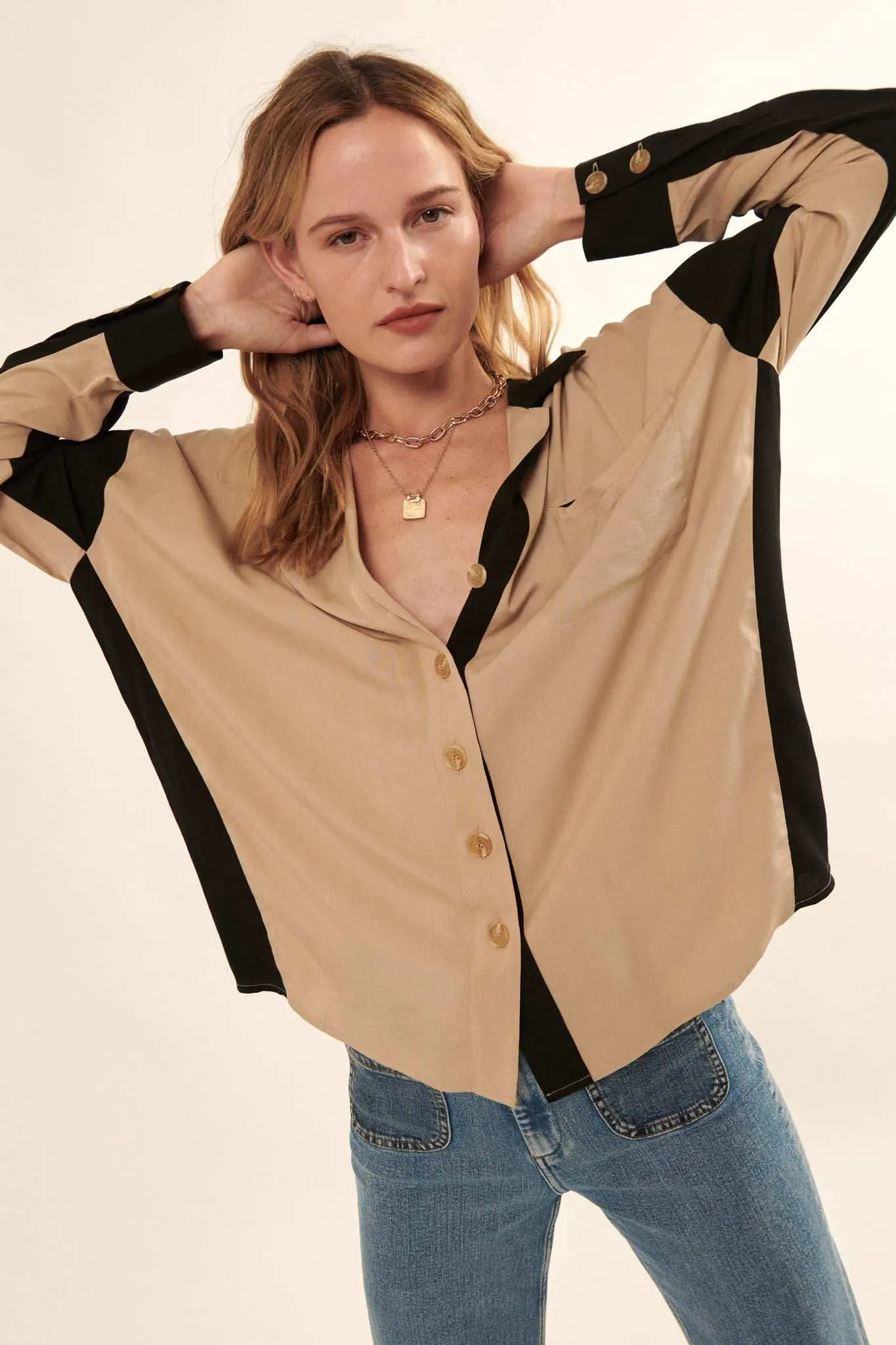 Change Your Mind Colorblock Pocket Shirt - Image 10
