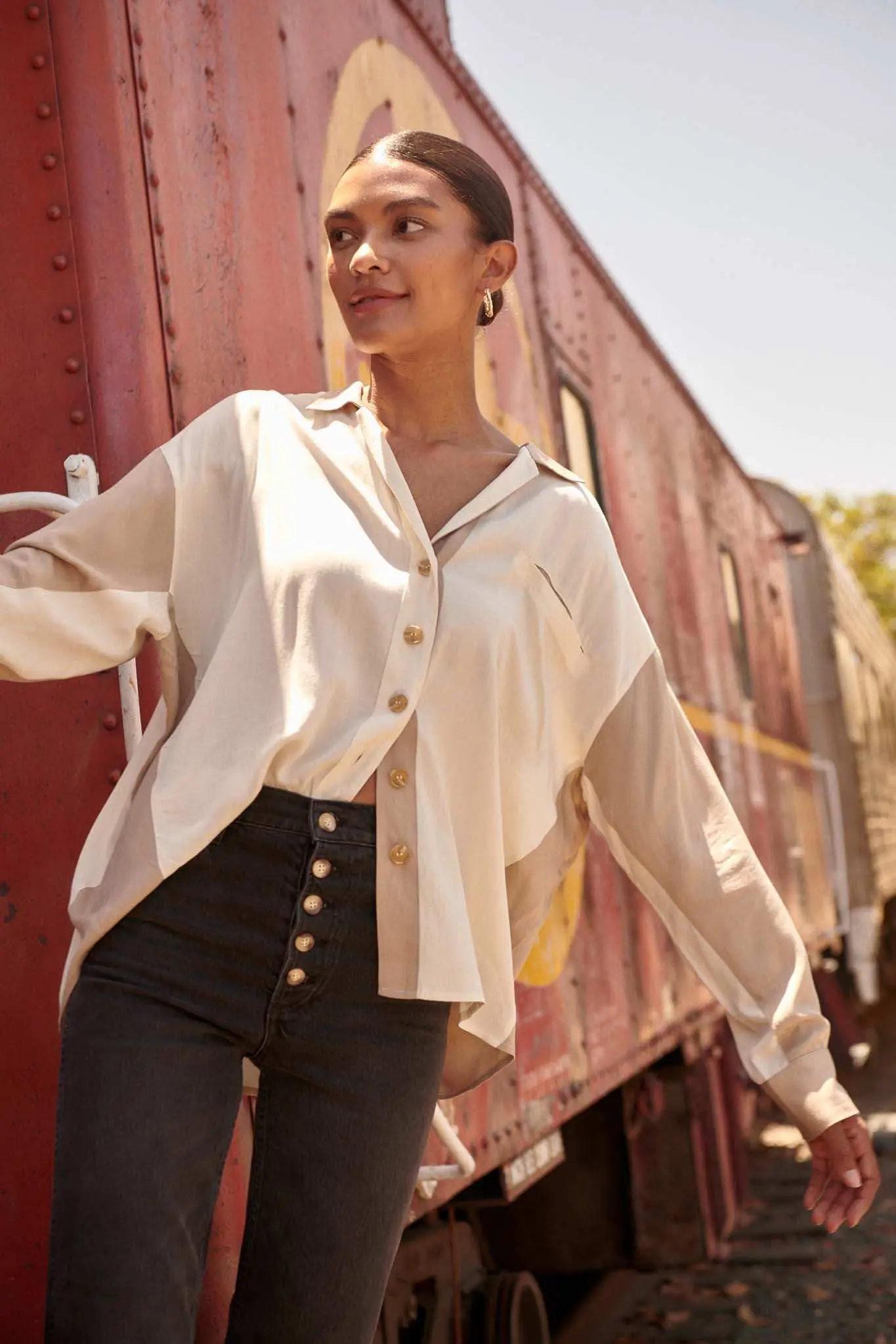 Change Your Mind Colorblock Pocket Shirt - Image 3