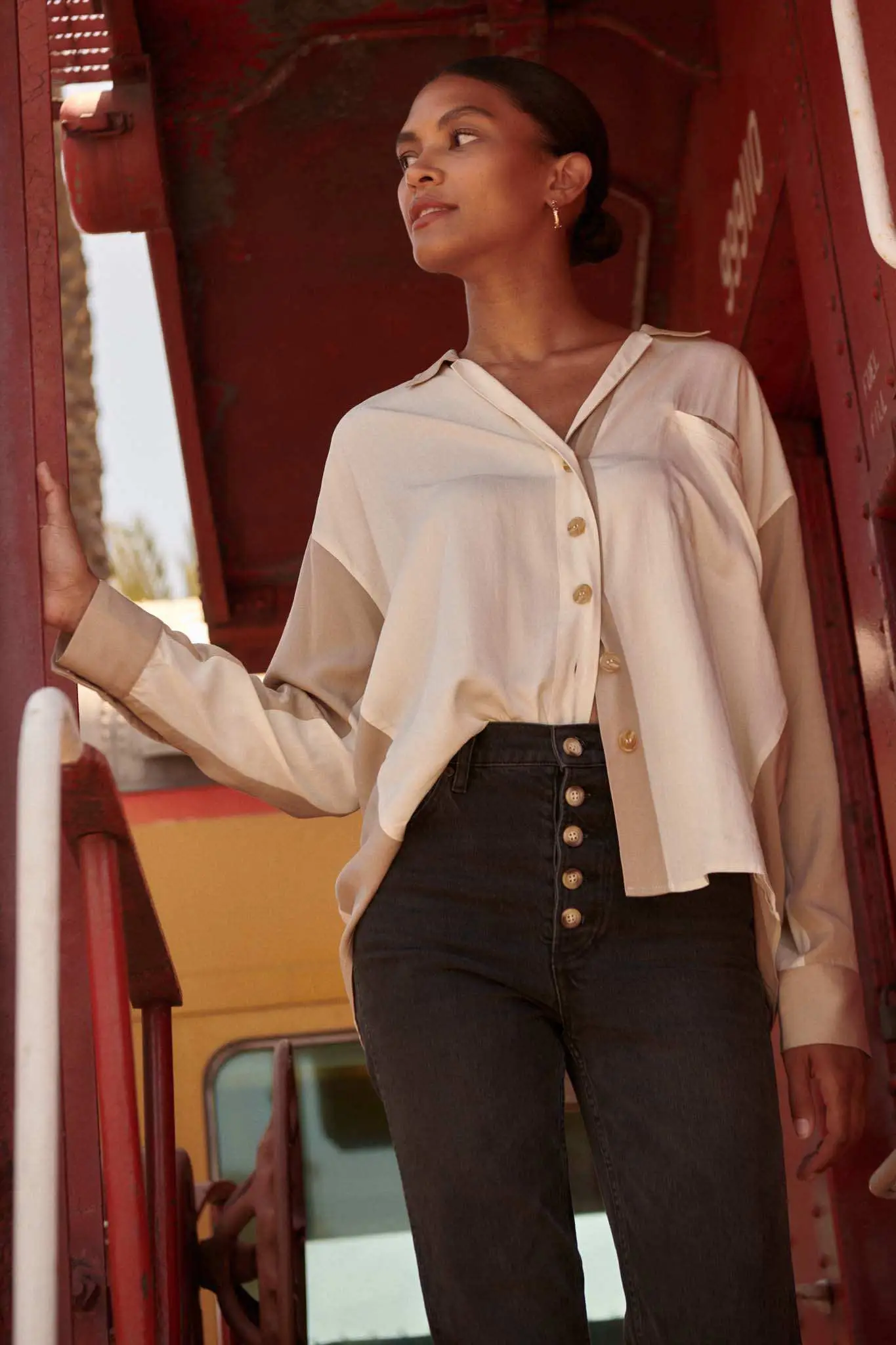 Change Your Mind Colorblock Pocket Shirt - Image 6