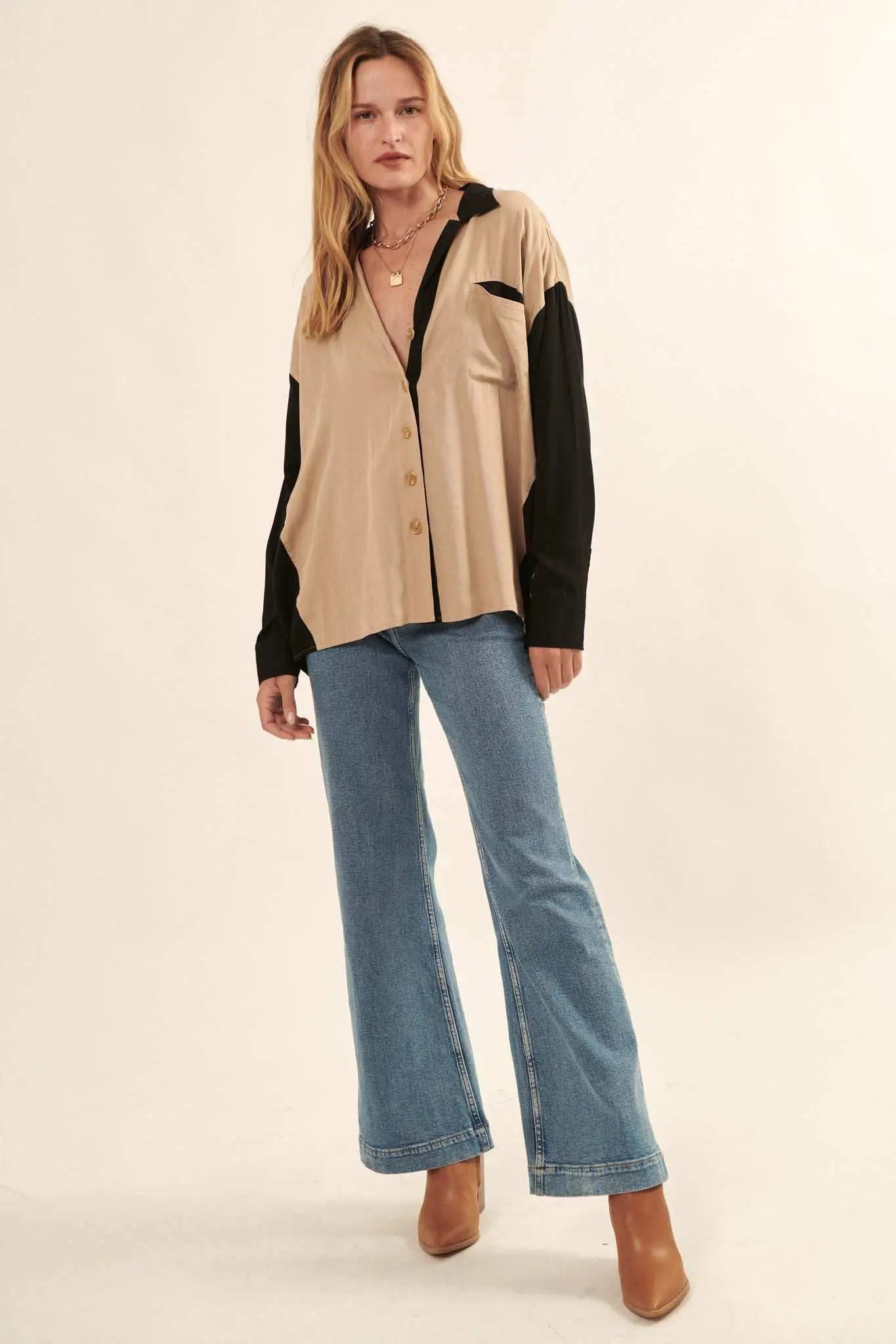 Change Your Mind Colorblock Pocket Shirt - Image 9