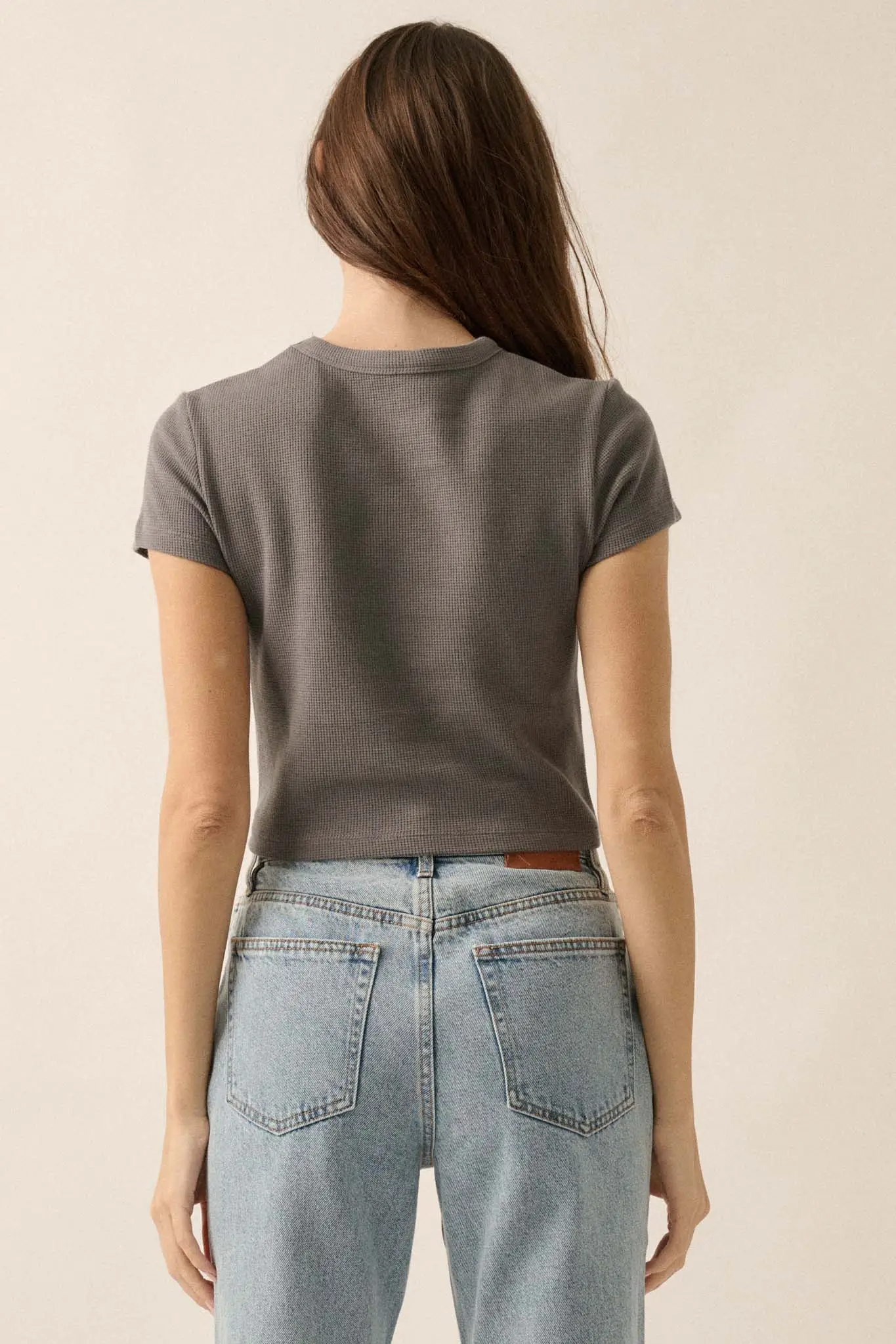 Classic Chic Thermal Graphic Baby Tee - Image 6