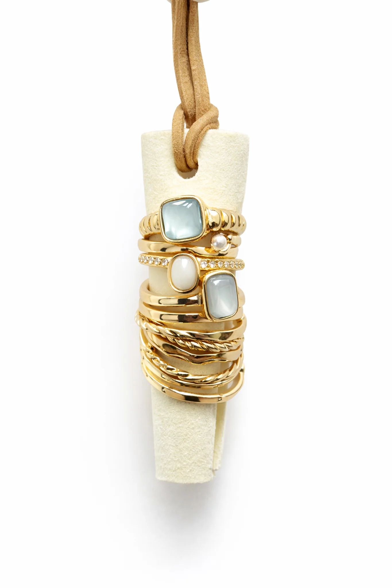 Cleone Twelve-Piece Assorted Gold Ring Set - Image 2
