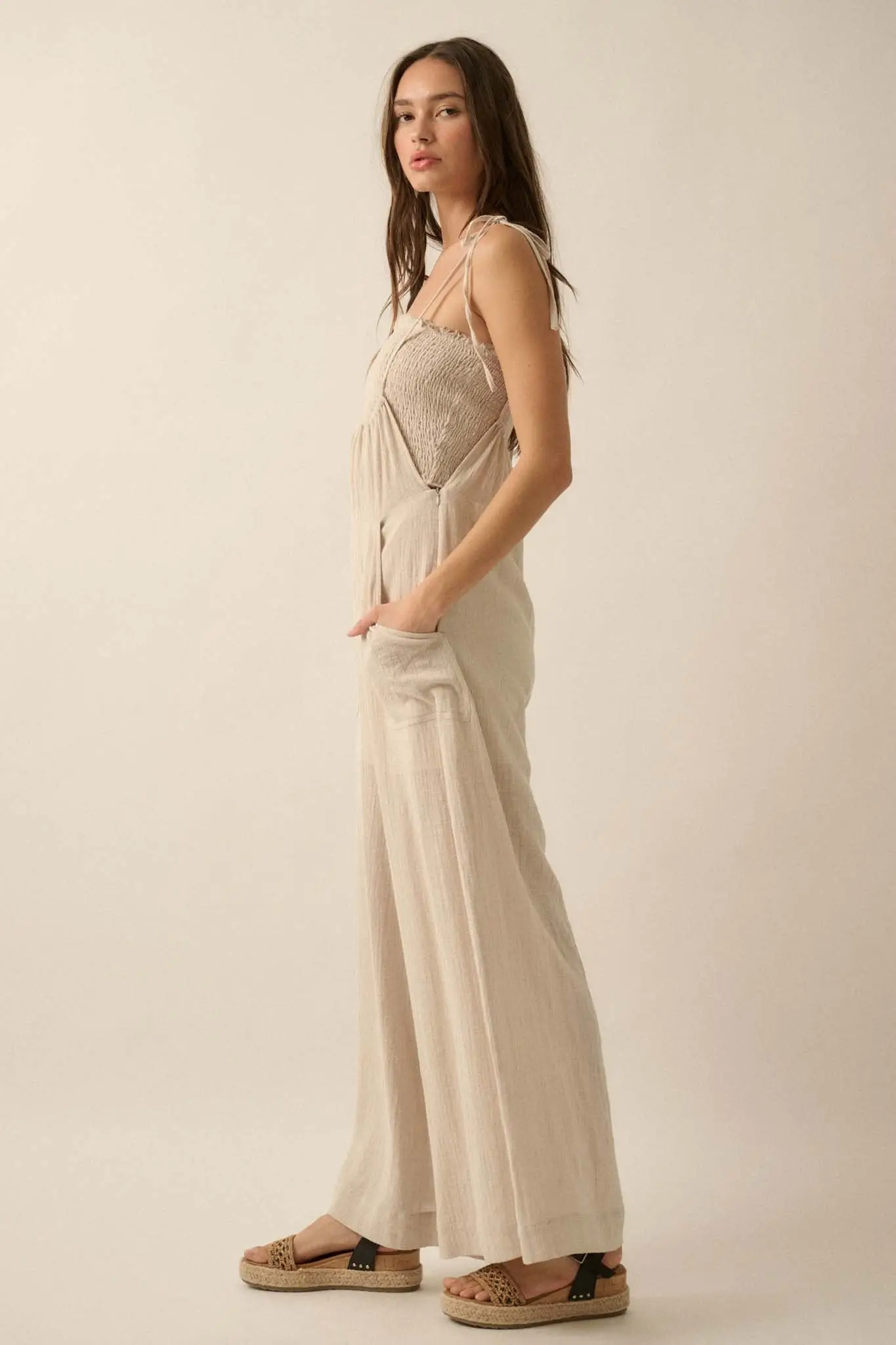 Cool Off Cotton Overall Jumpsuit and Tube Top Set - Image 14